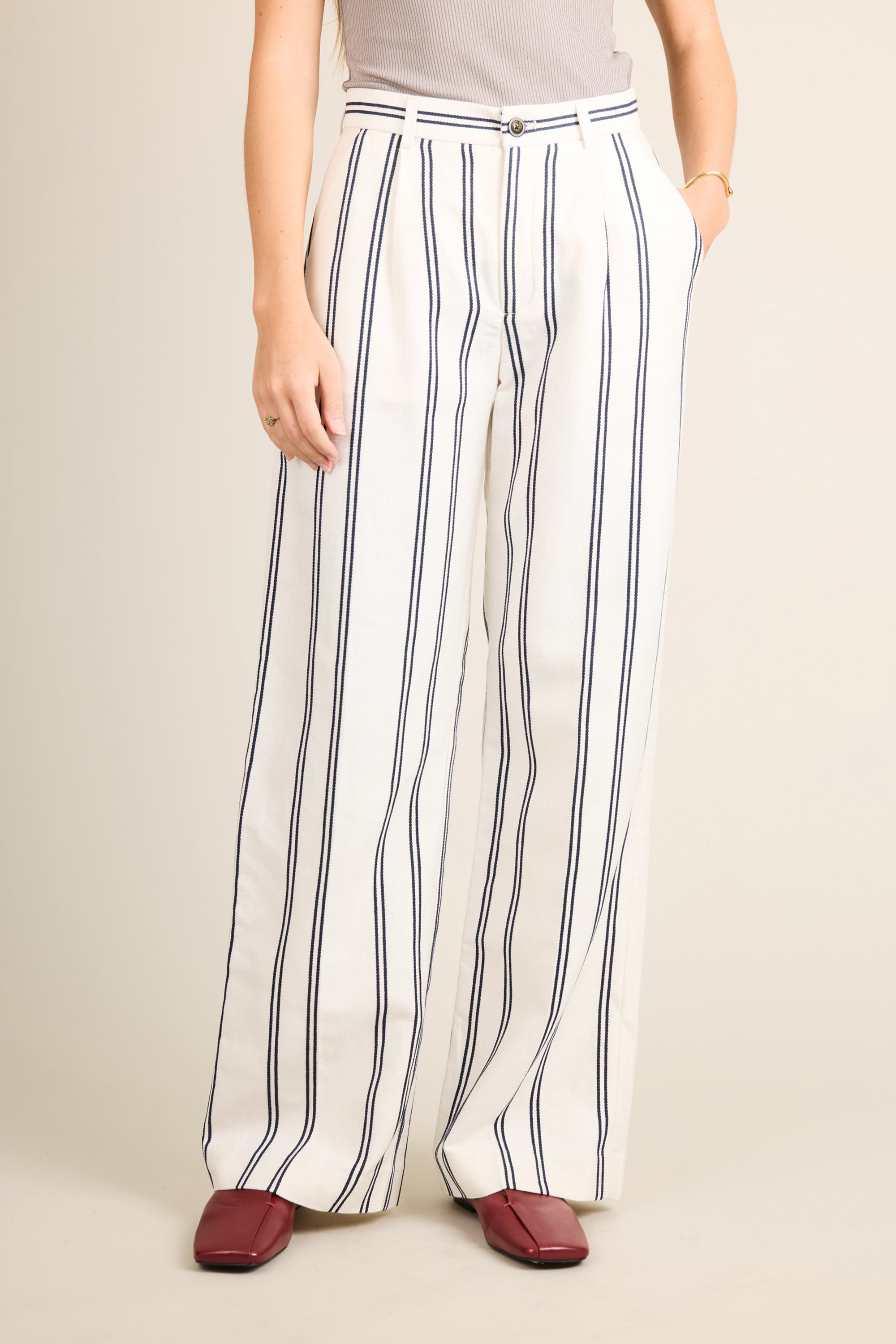 le-pantalon-pantalons-femme-palazzo-l-ger-pantalon-ray-lin image 1