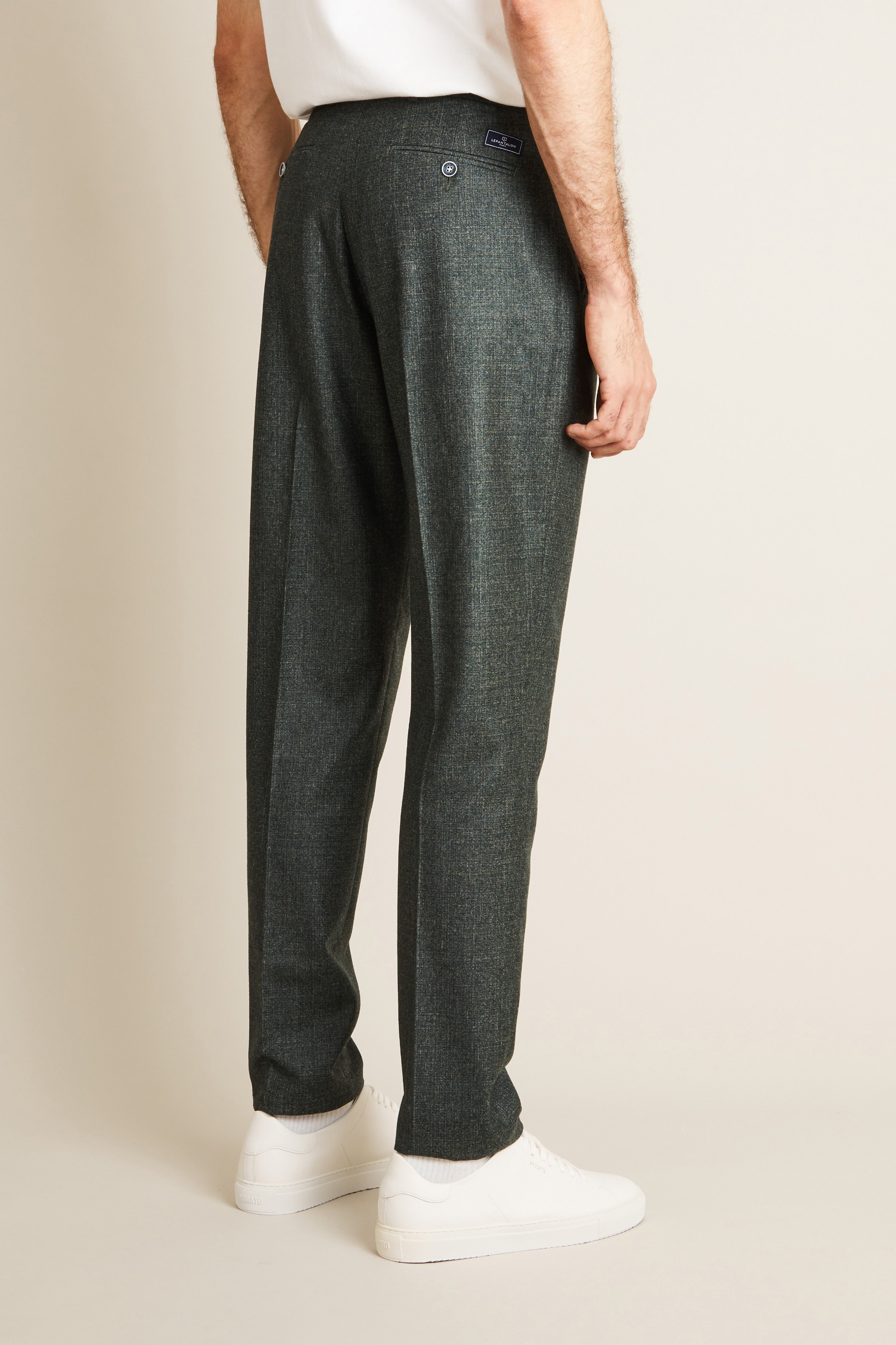 le-pantalon-flanelle-fm-lpp-12-pantalon-homme-vert-laine image 5