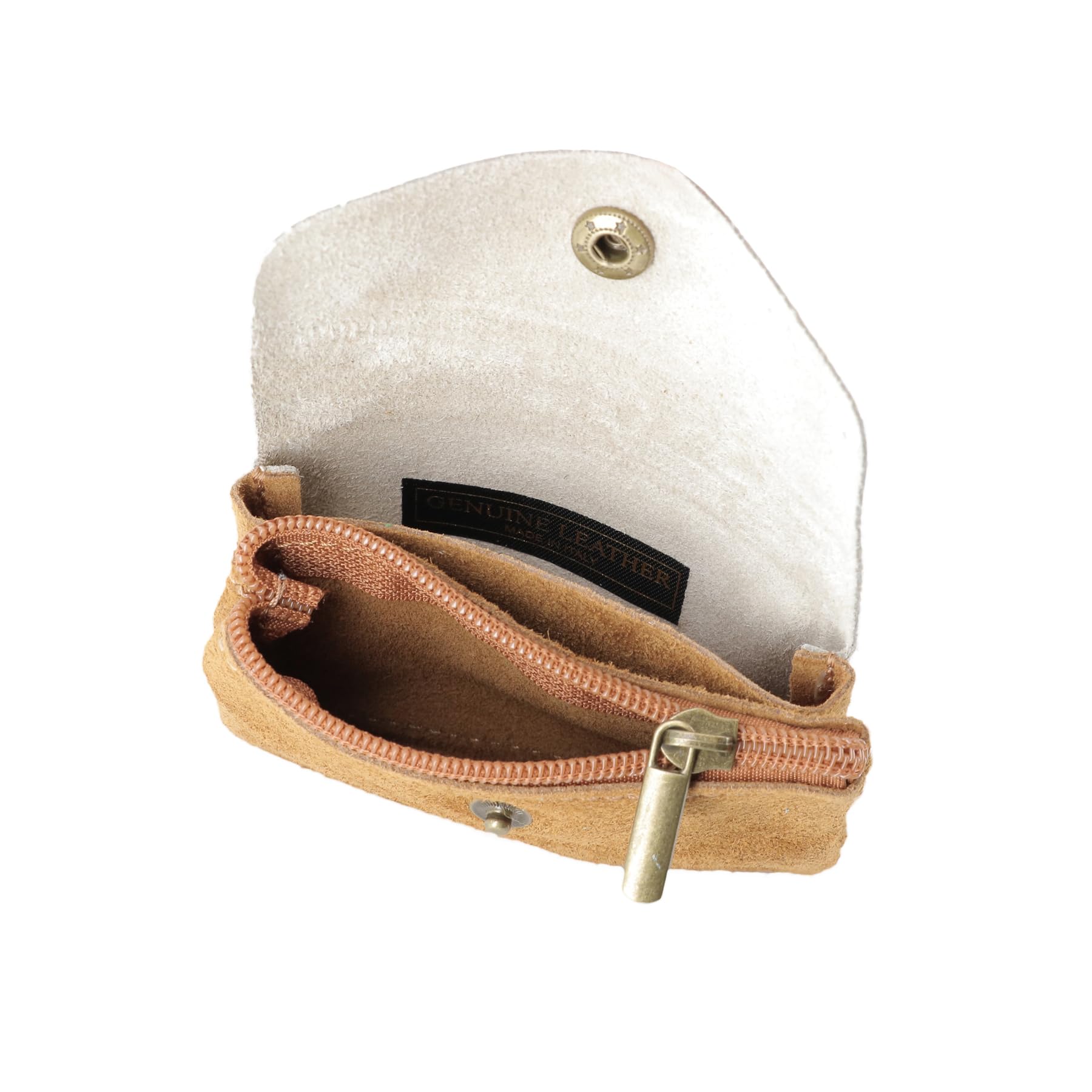 double-tree-porte-monnaie-cuir-v-ritable-camel-compact image 4