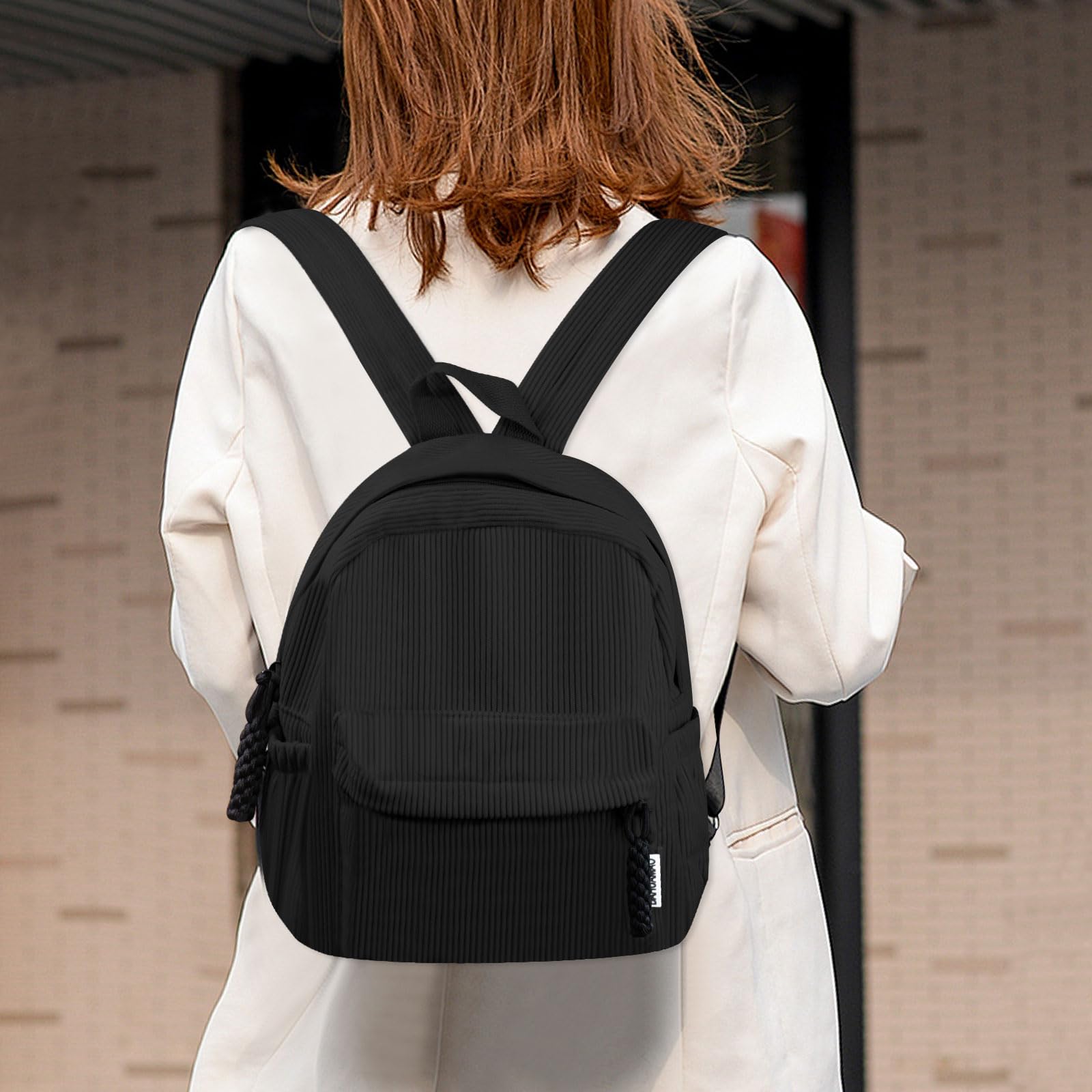 adistylinno-backpack-petit-sac-dos-femme-velours-noir image 6