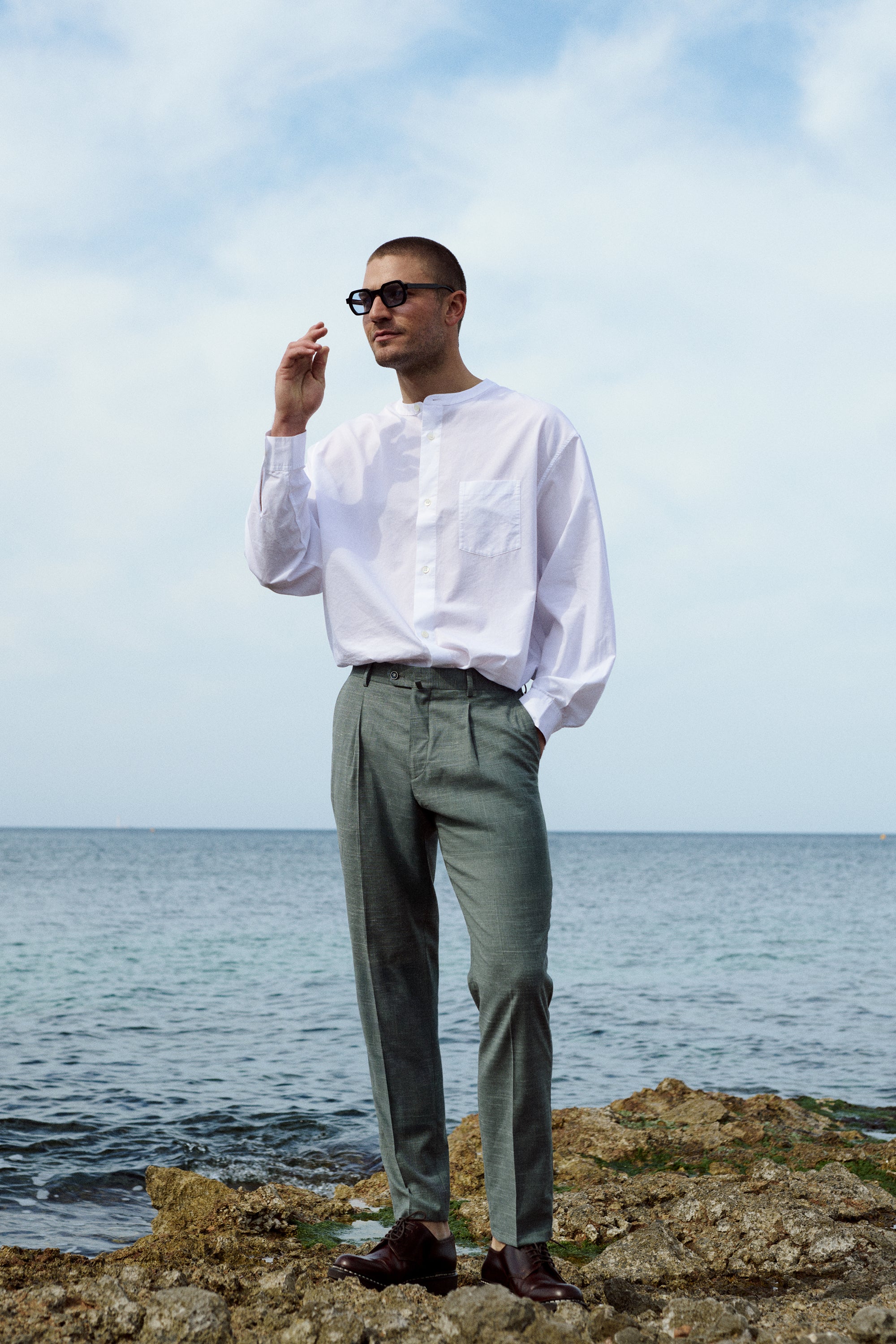 le-pantalon-pantalons-pinces-homme-fm-lpp-10-vert-lin image 6