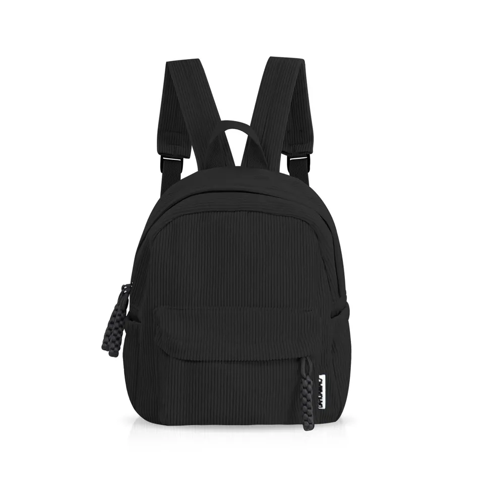 adistylinno-backpack-petit-sac-dos-femme-velours-noir image 1