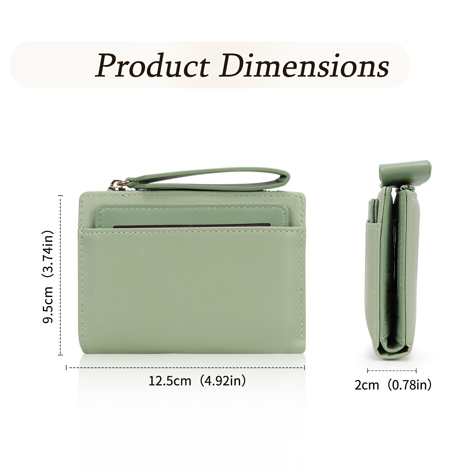adistylinno-women-s-wallet-portefeuille-femme-vert-dragonne image 4