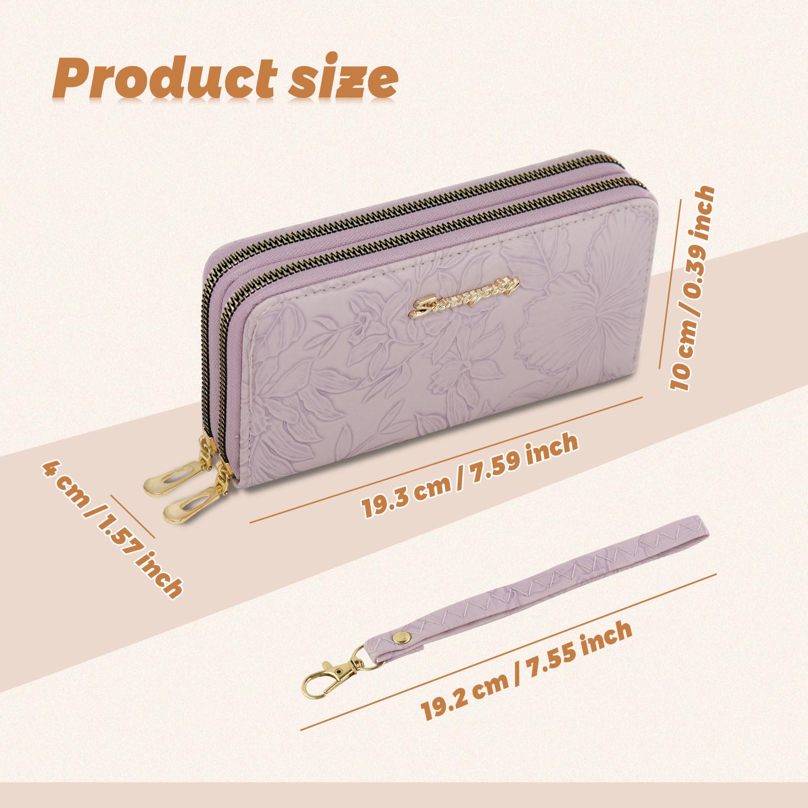 adistylinno-women-s-wallet-portefeuille-femme-cuir-pu-bracelet image 2