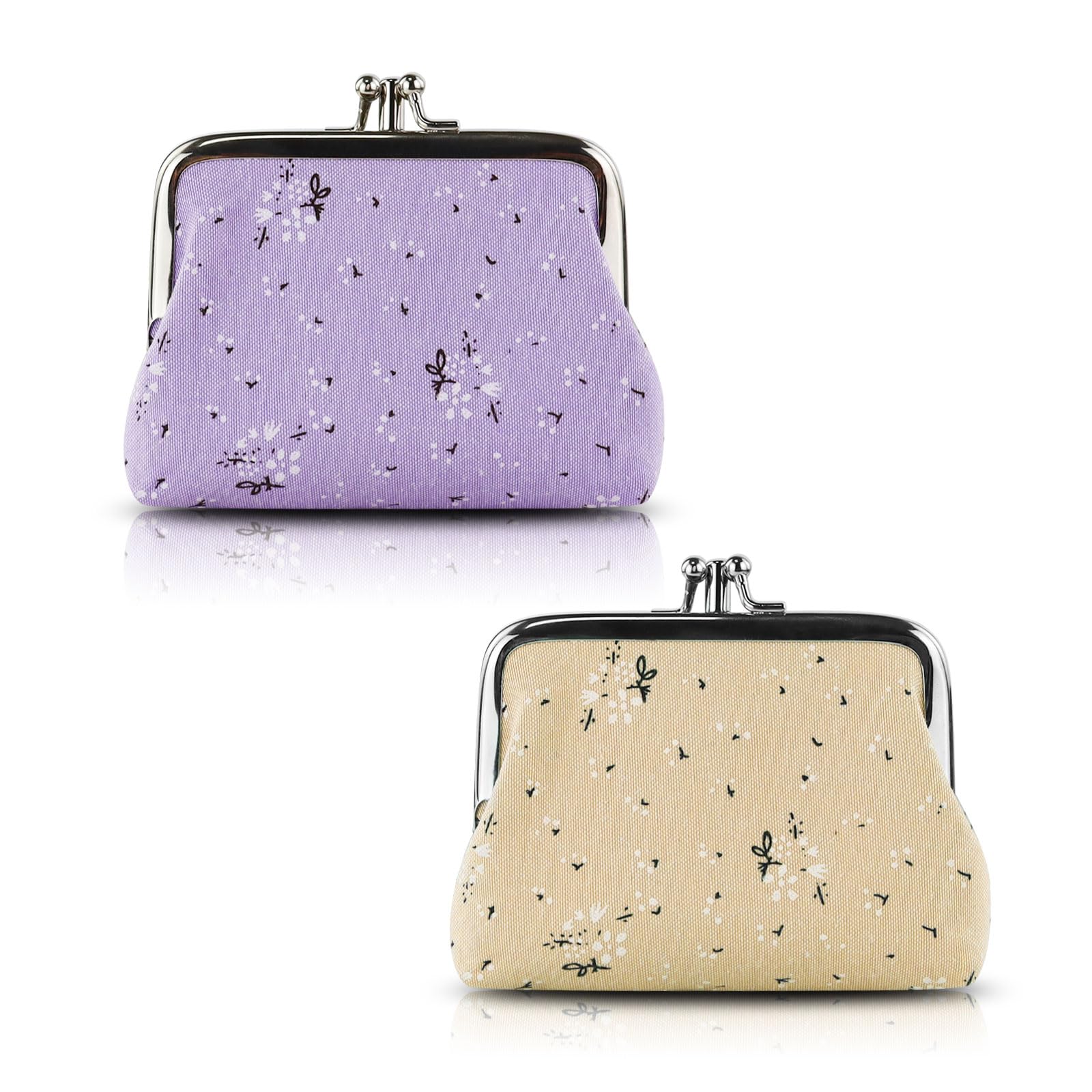 adistylinno-change-purse-porte-monnaie-violet-jaune-lot-2 image 1