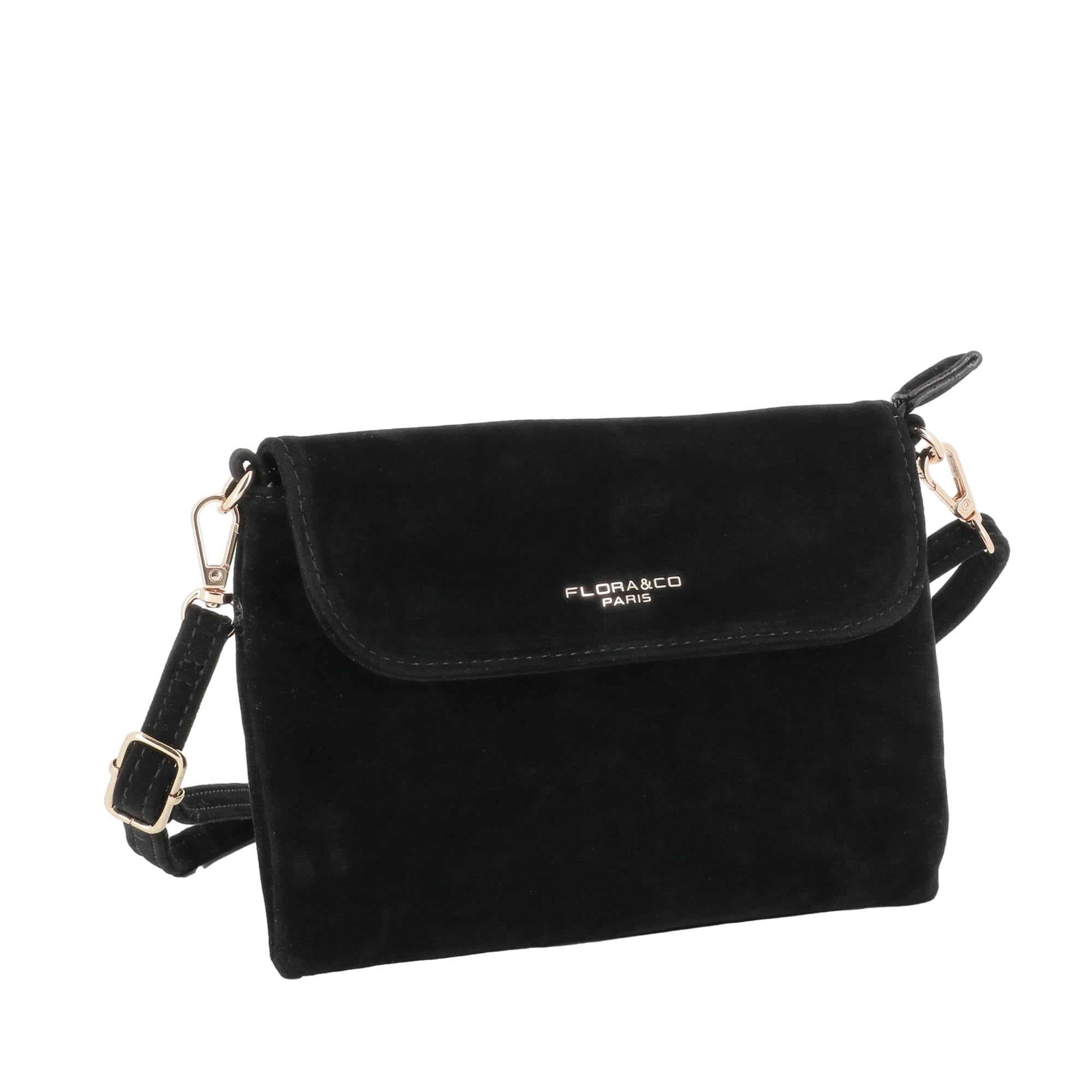 flora-co-bandouli-res-mini-sac-bandouli-re-noir-effet-daim image 3