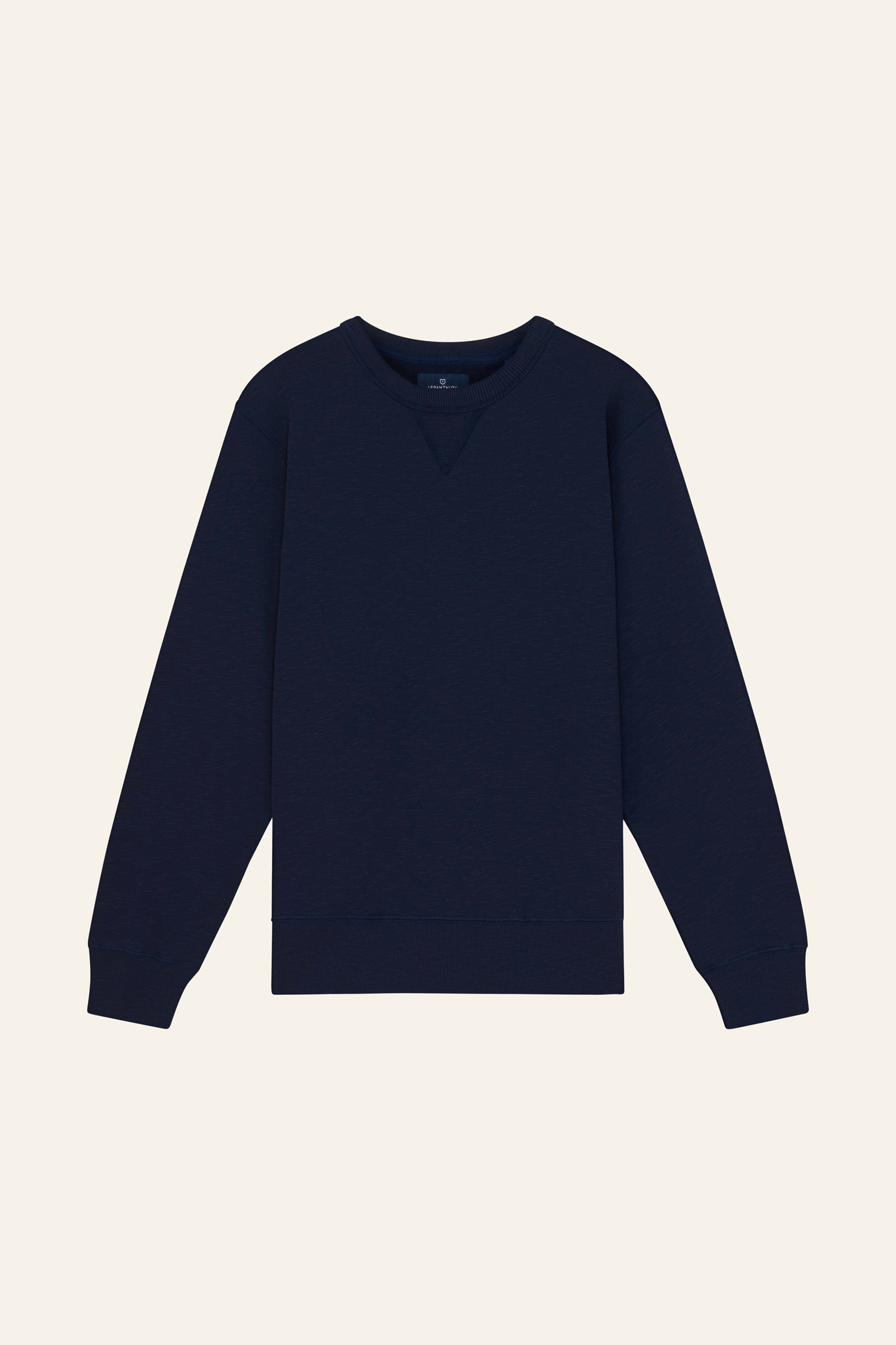 le-pantalon-sweat-jasp-sweat-bleu-marine-coton-bio image 1