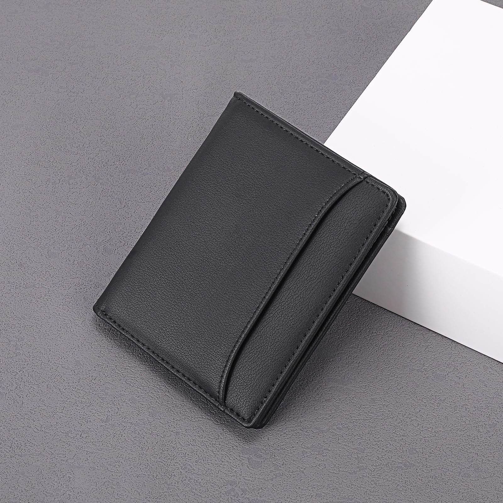 gaekeao-card-holder-wallet-porte-carte-homme-noir-rfid-zip image 8