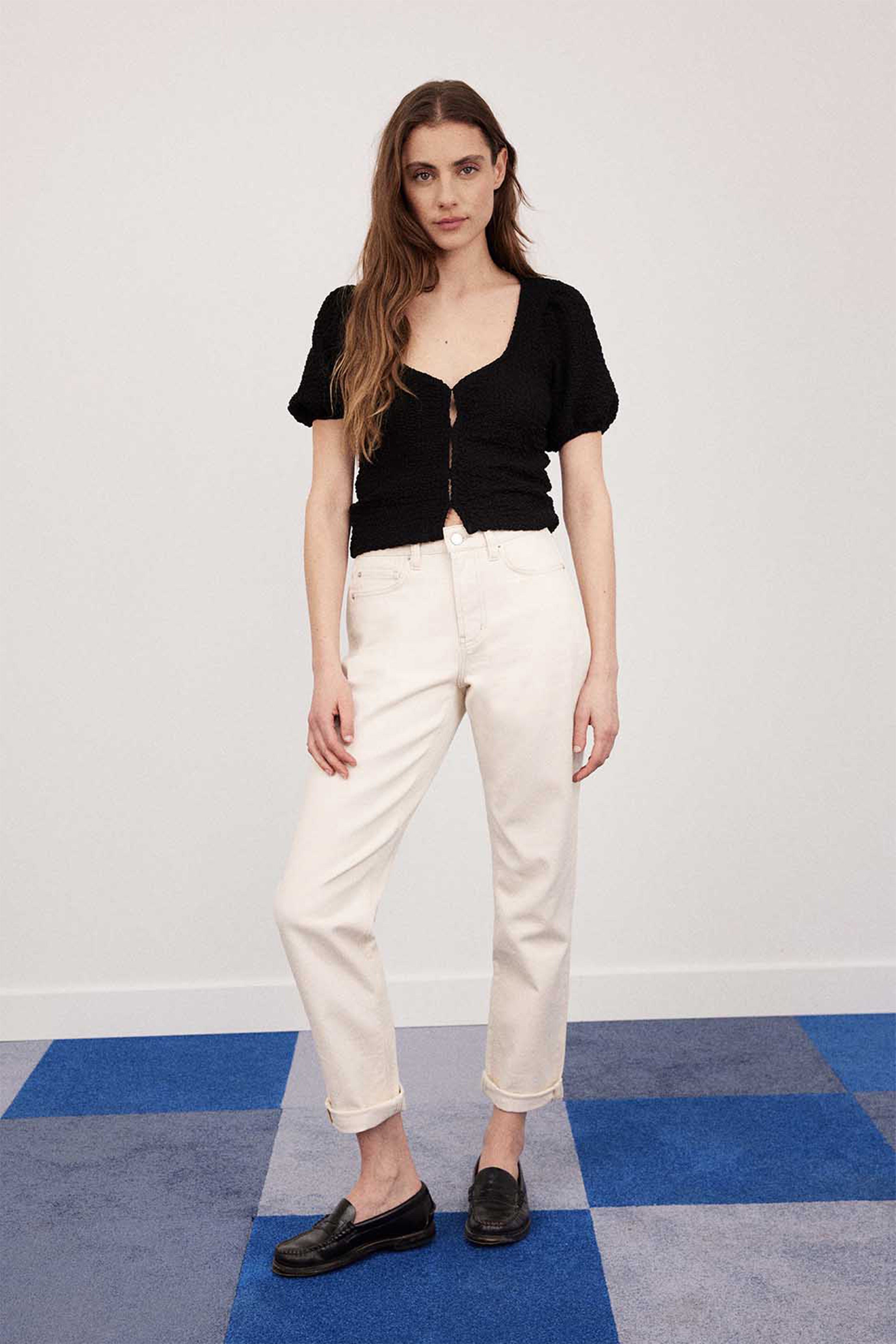 le-pantalon-girlfriend-jean-femme-cru-coton-bio-gots image 1