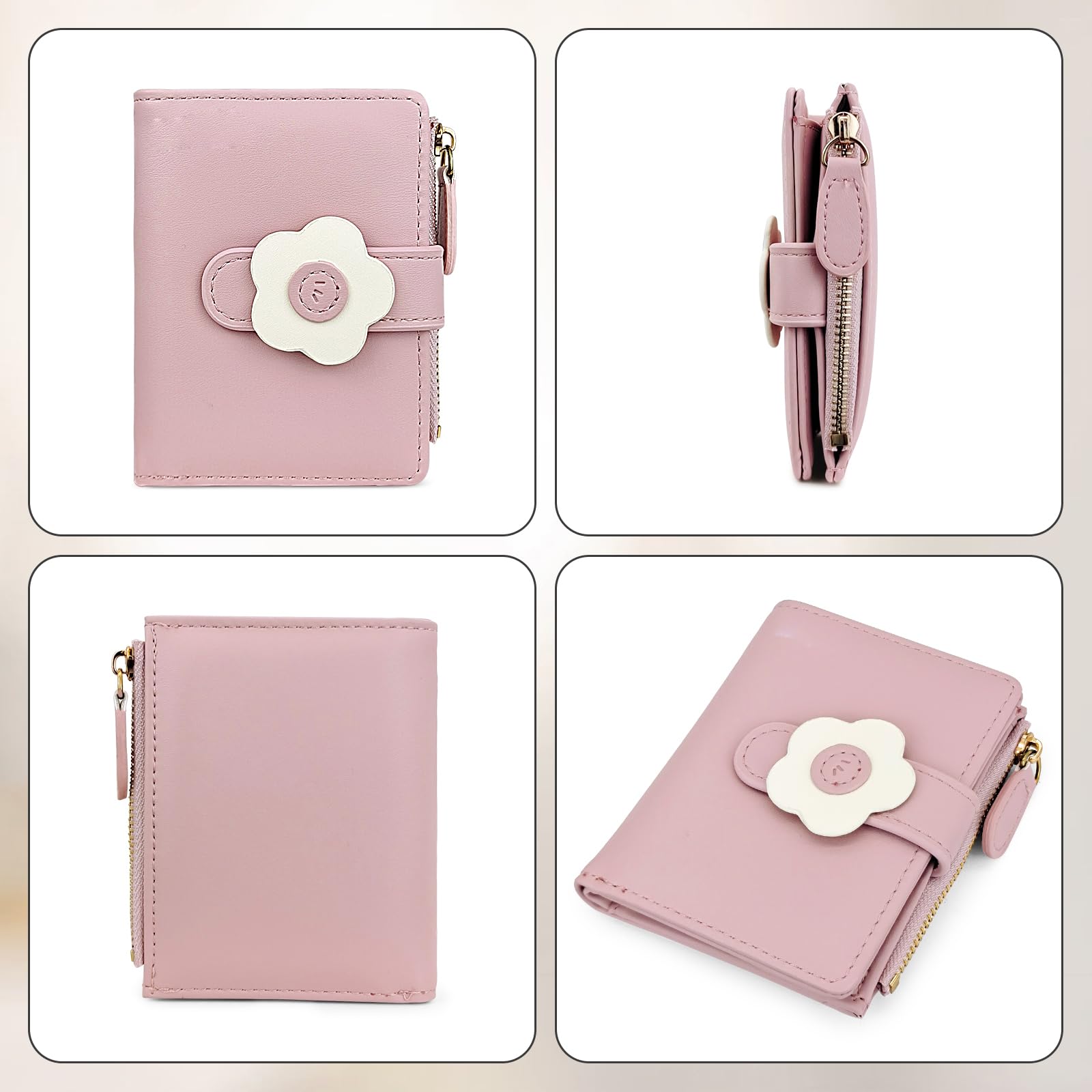 adistylinno-petit-portefeuille-femme-floral-rose-cuir-5-cartes image 5