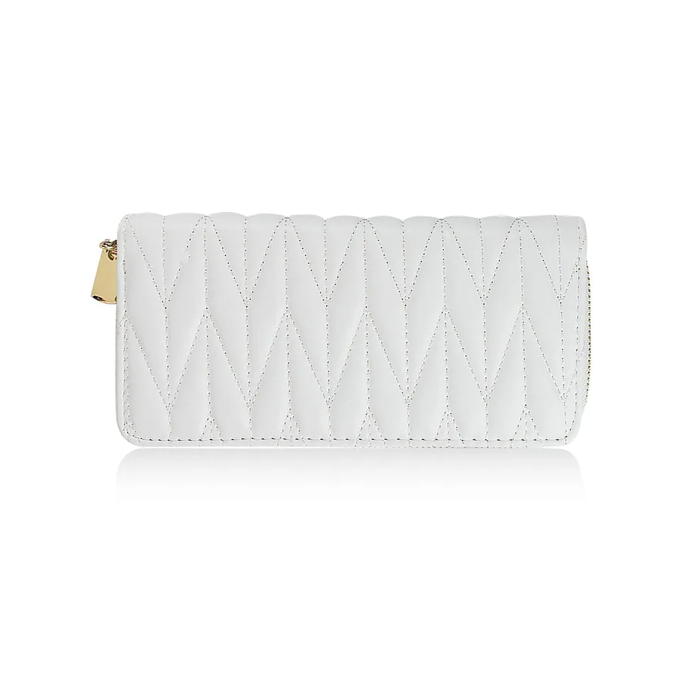 adistylinno-women-s-wallet-portefeuille-blanc-matelass image 1