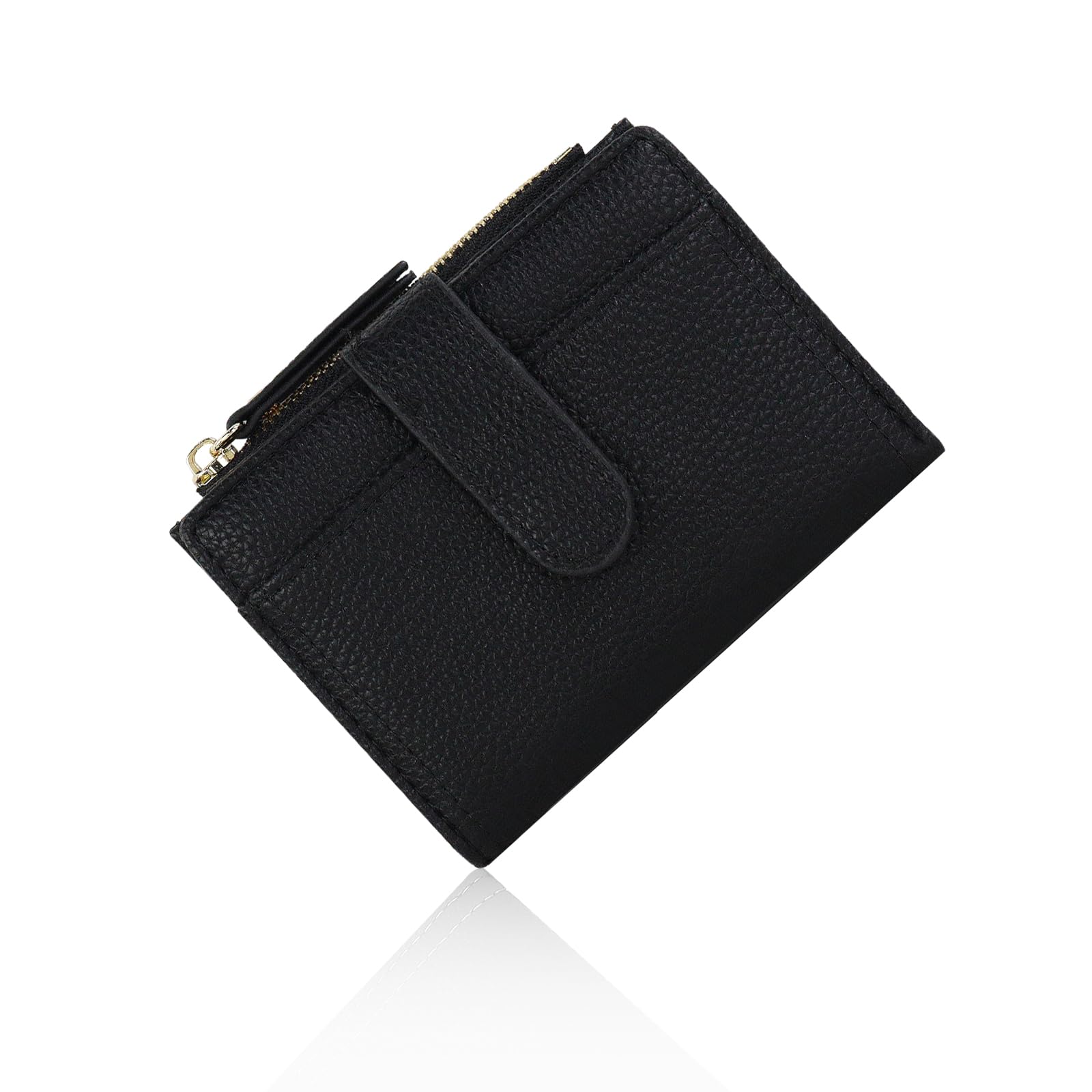 adistylinno-women-s-wallet-petit-portefeuille-noir-compact image 1