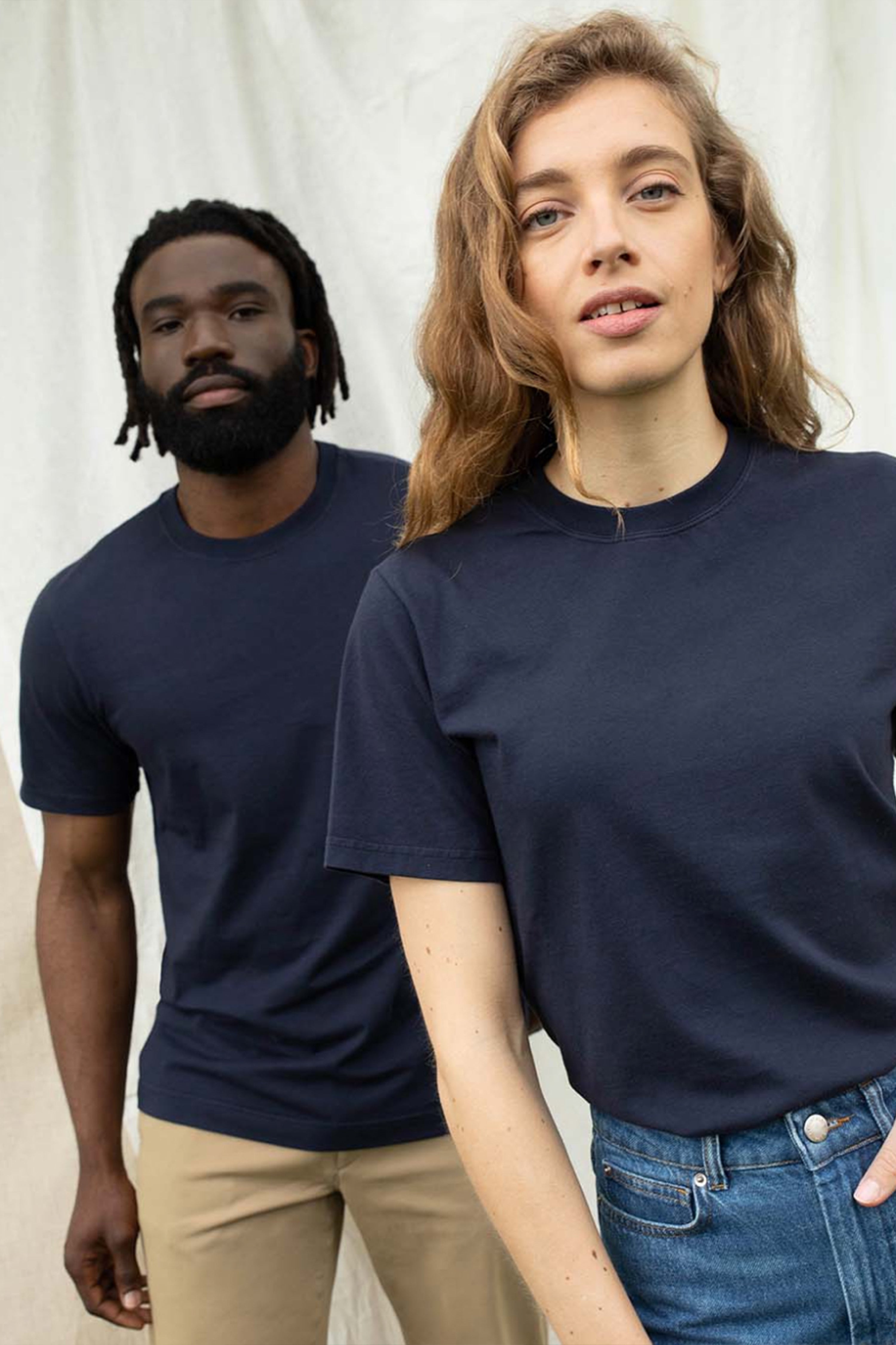 le-pantalon-t-shirts-homme-fm-lpts-1-tee-shirt-bleu-marine-bio image 2