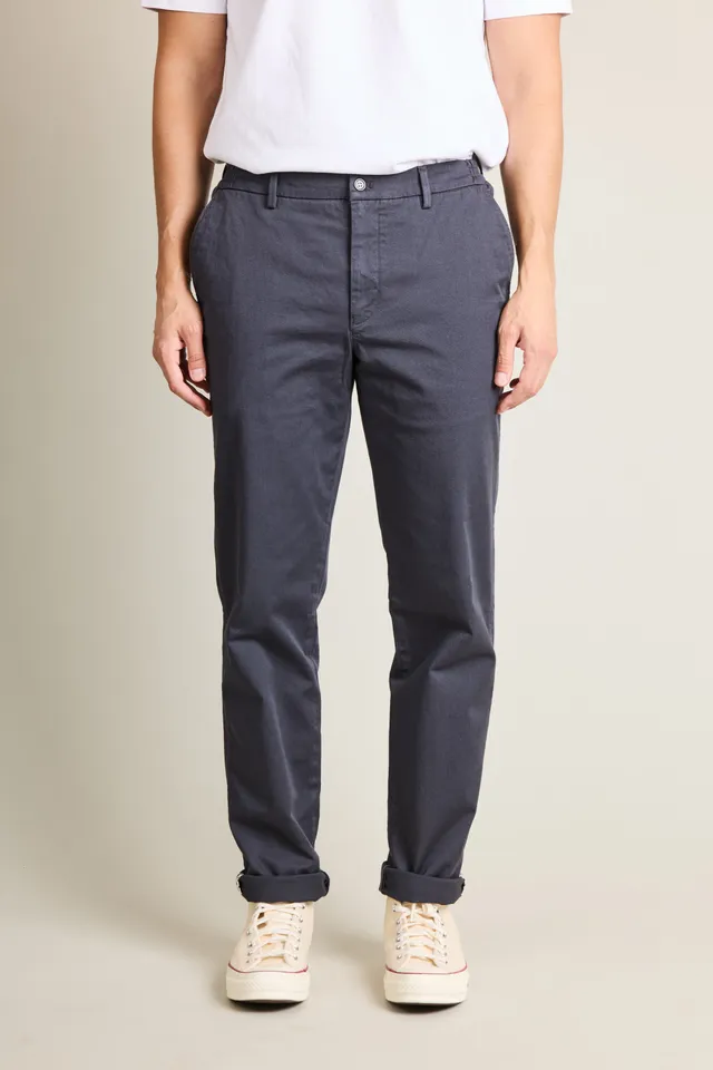 le-pantalon-chino-easy-carotte-gris-anthracite-chino image 1