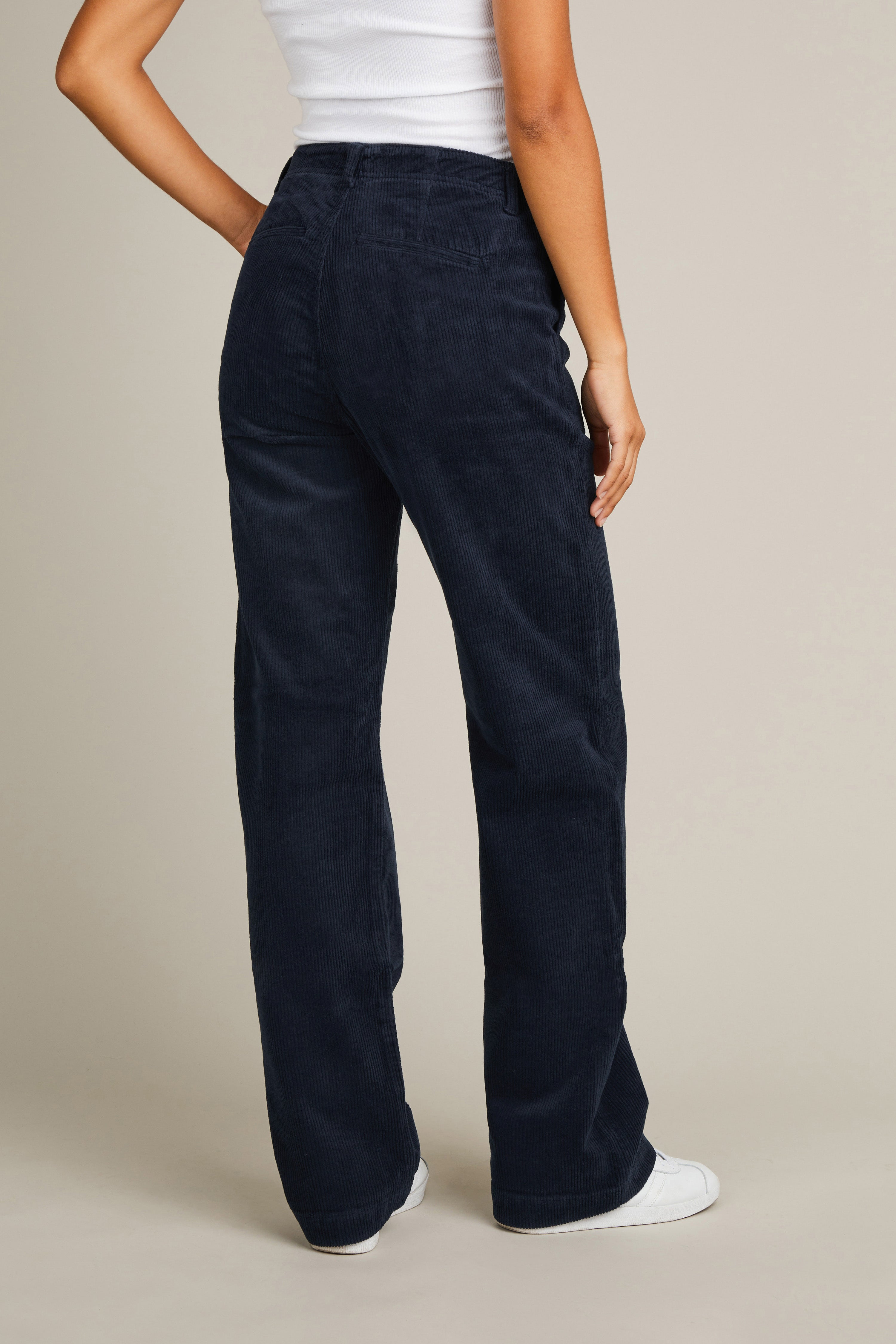 le-pantalon-cargo-fm-lpwpc-1-pantalon-bleu-marine-velours image 4