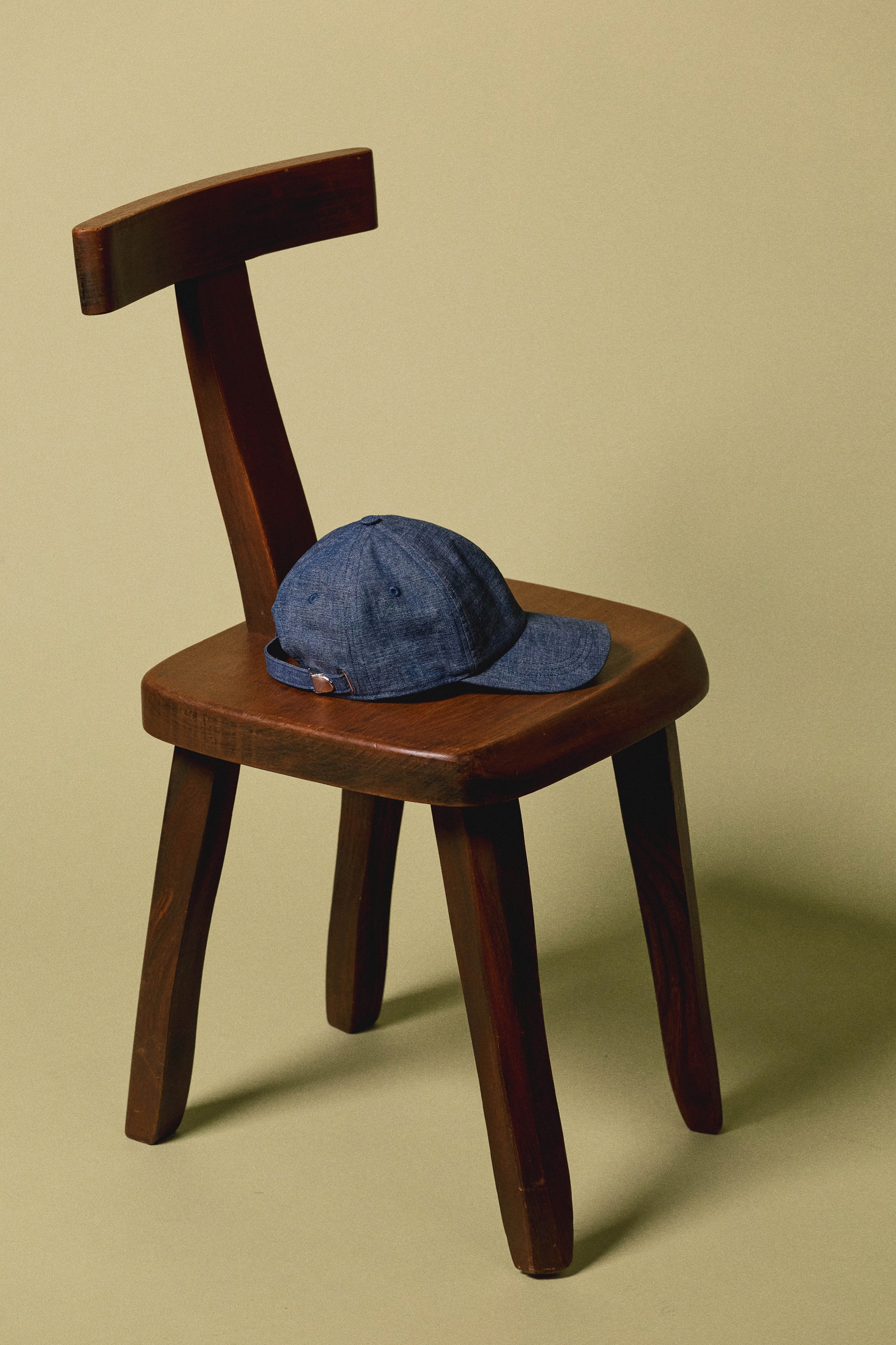 le-pantalon-accessoires-homme-casquette-chambray-coton image 2
