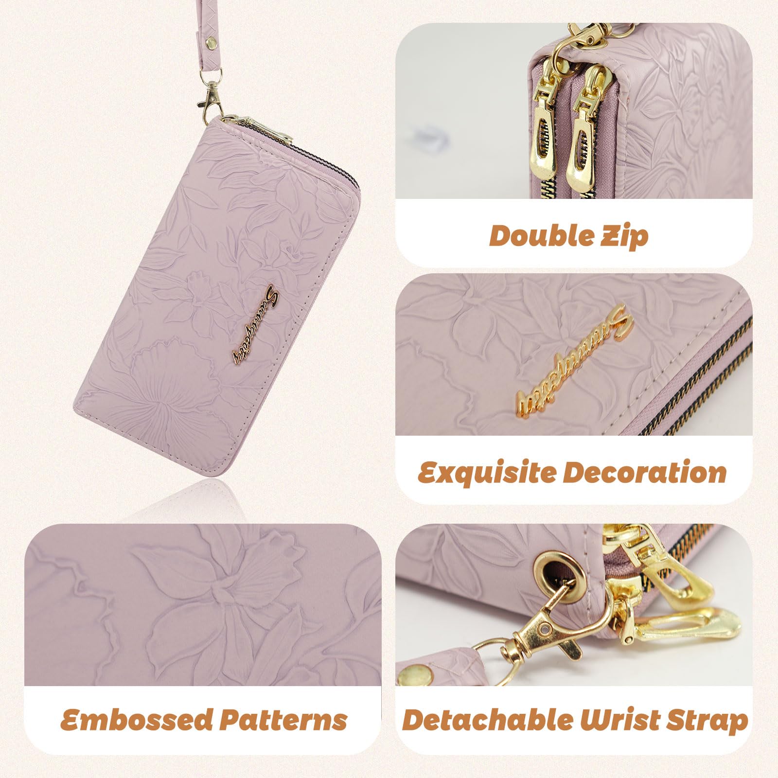 adistylinno-women-s-wallet-portefeuille-femme-cuir-pu-bracelet image 4