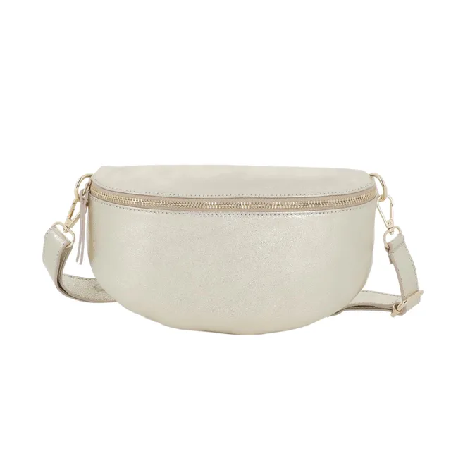 double-tree-sac-banane-cuir-iris-dor image 1