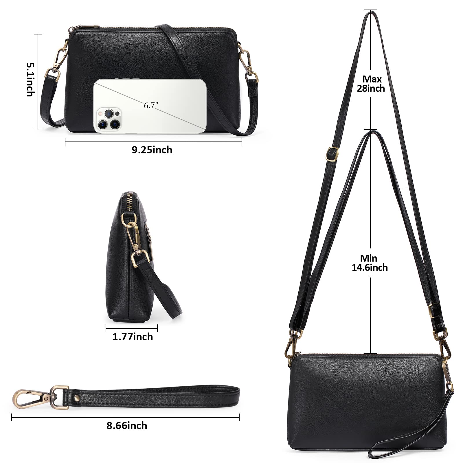 gaekeao-crossbody-bag-sac-bandouli-re-femme-noir-multi-poches image 6