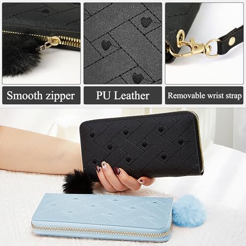 adistylinno-women-s-wallet-portefeuille-femme-noir-c-ur image 8