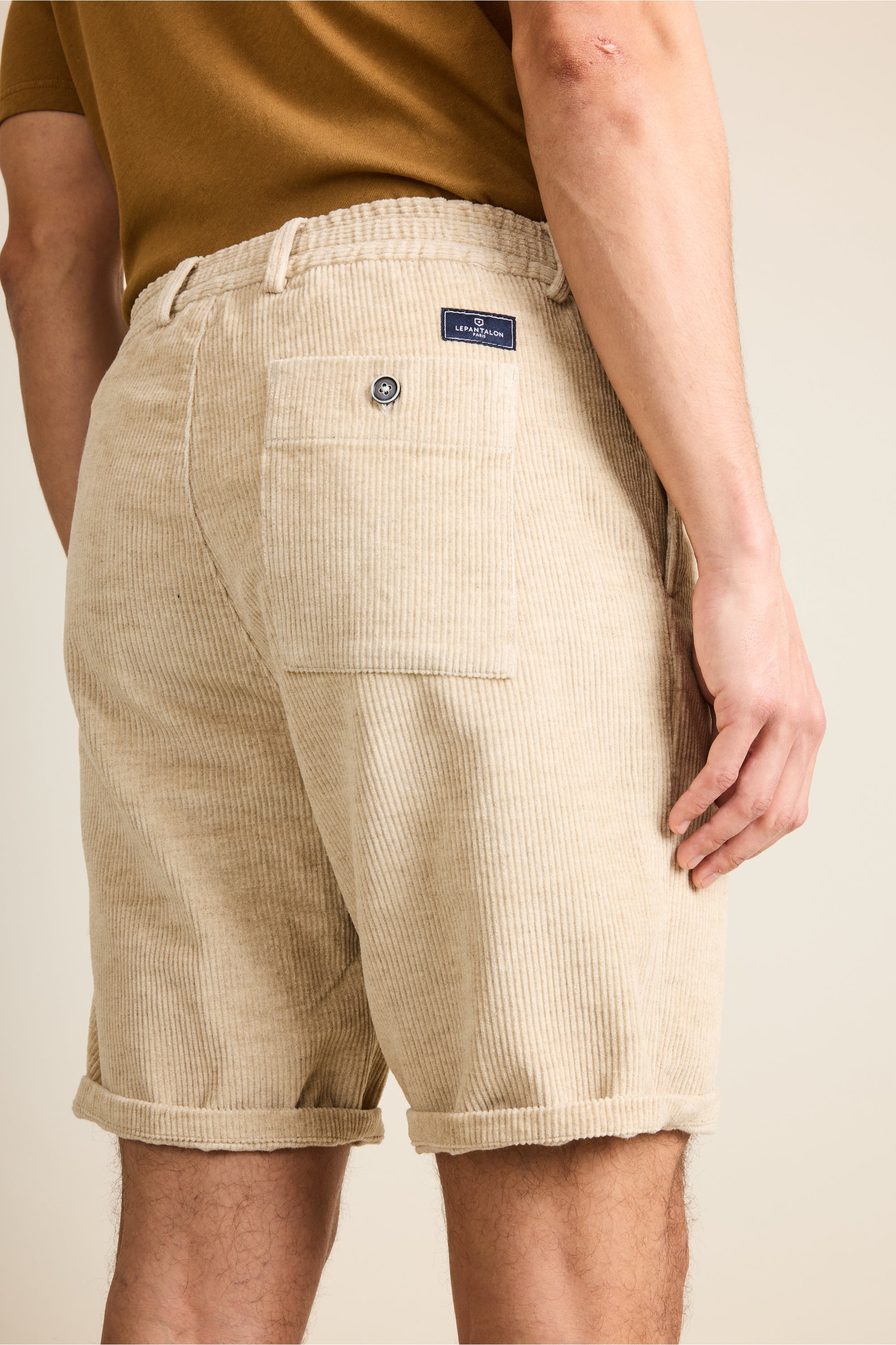 le-pantalon-bermuda-velours-cru-bermuda-homme image 6