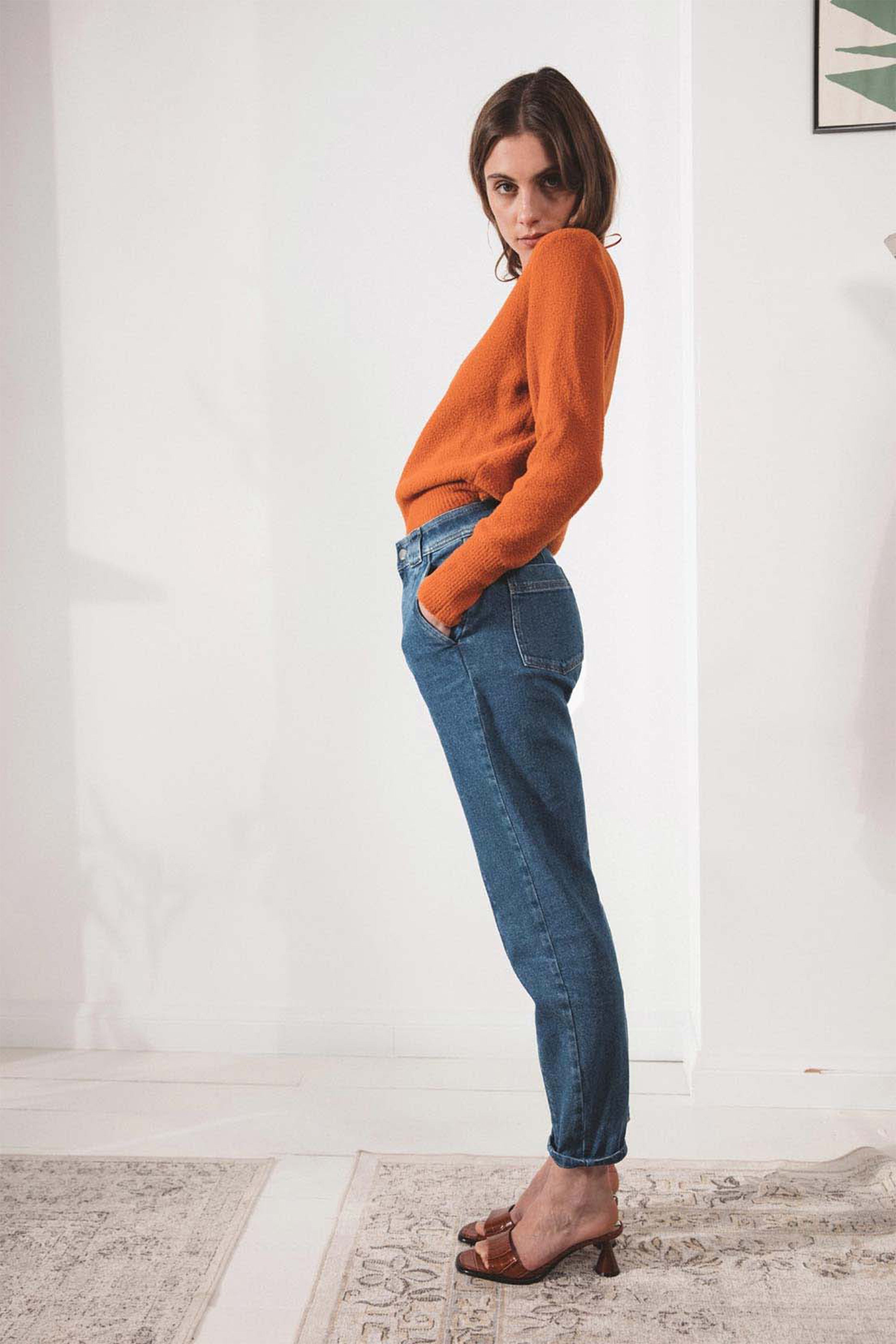 le-pantalon-jean-carotte-bleu-jean-homme-carotte-42 image 5