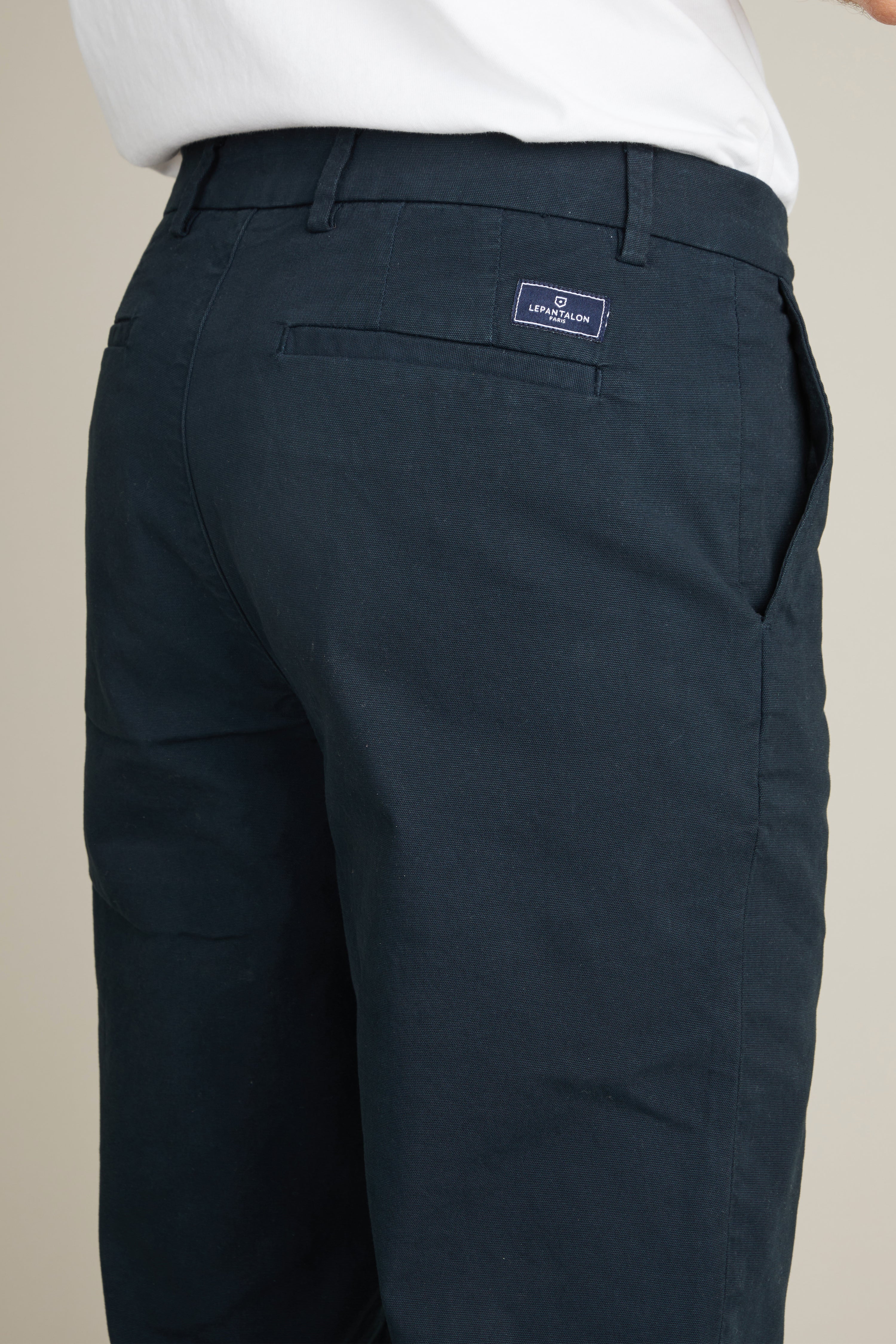 le-pantalon-chinos-homme-fm-lpcs-9-chino-sport-bleu-marine image 2