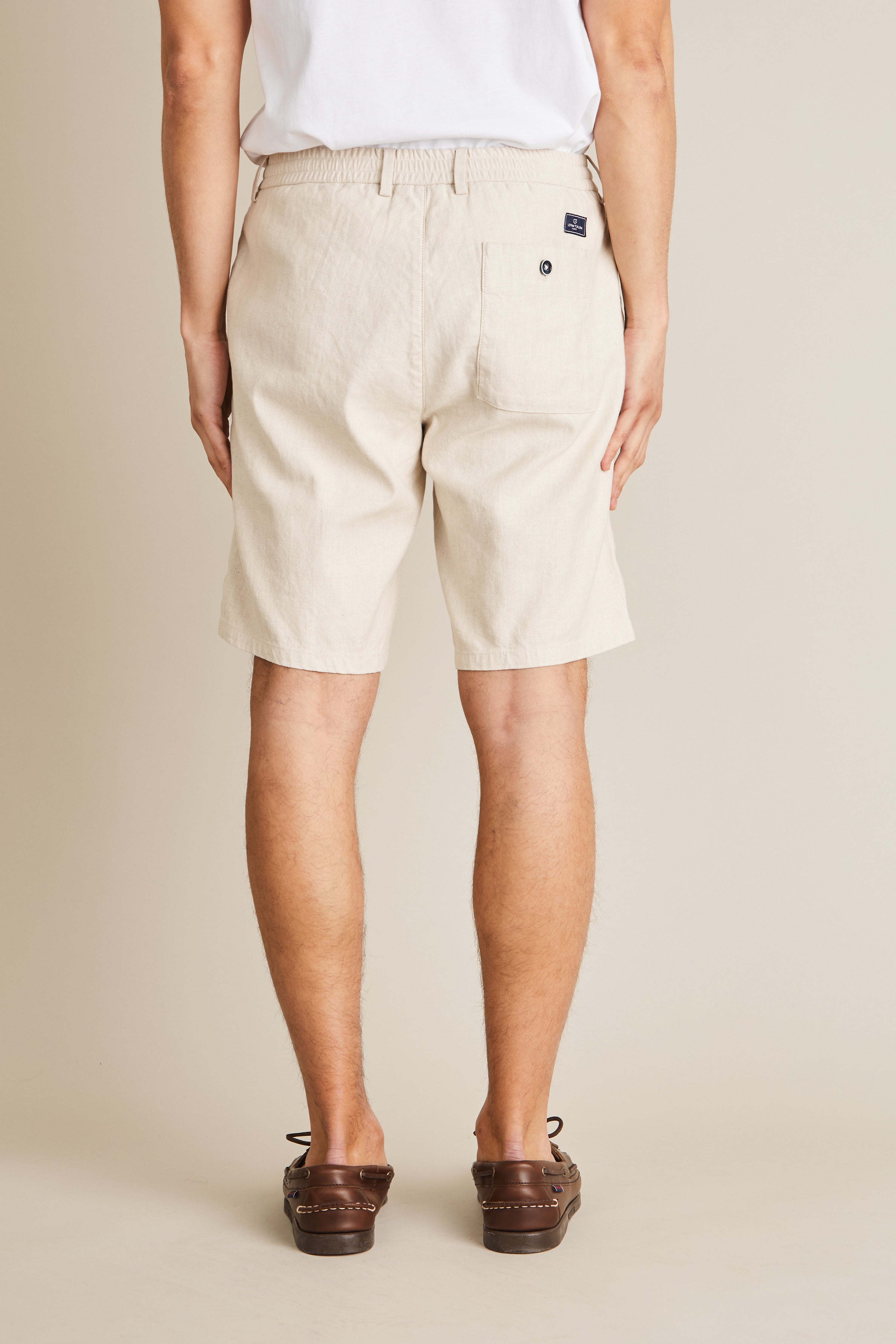 le-pantalon-bermuda-coton-lin-cru-short-lin-respirant image 5