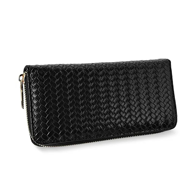 adistylinno-women-s-wallet-portefeuille-femme-noir-tress-19-cm image 1