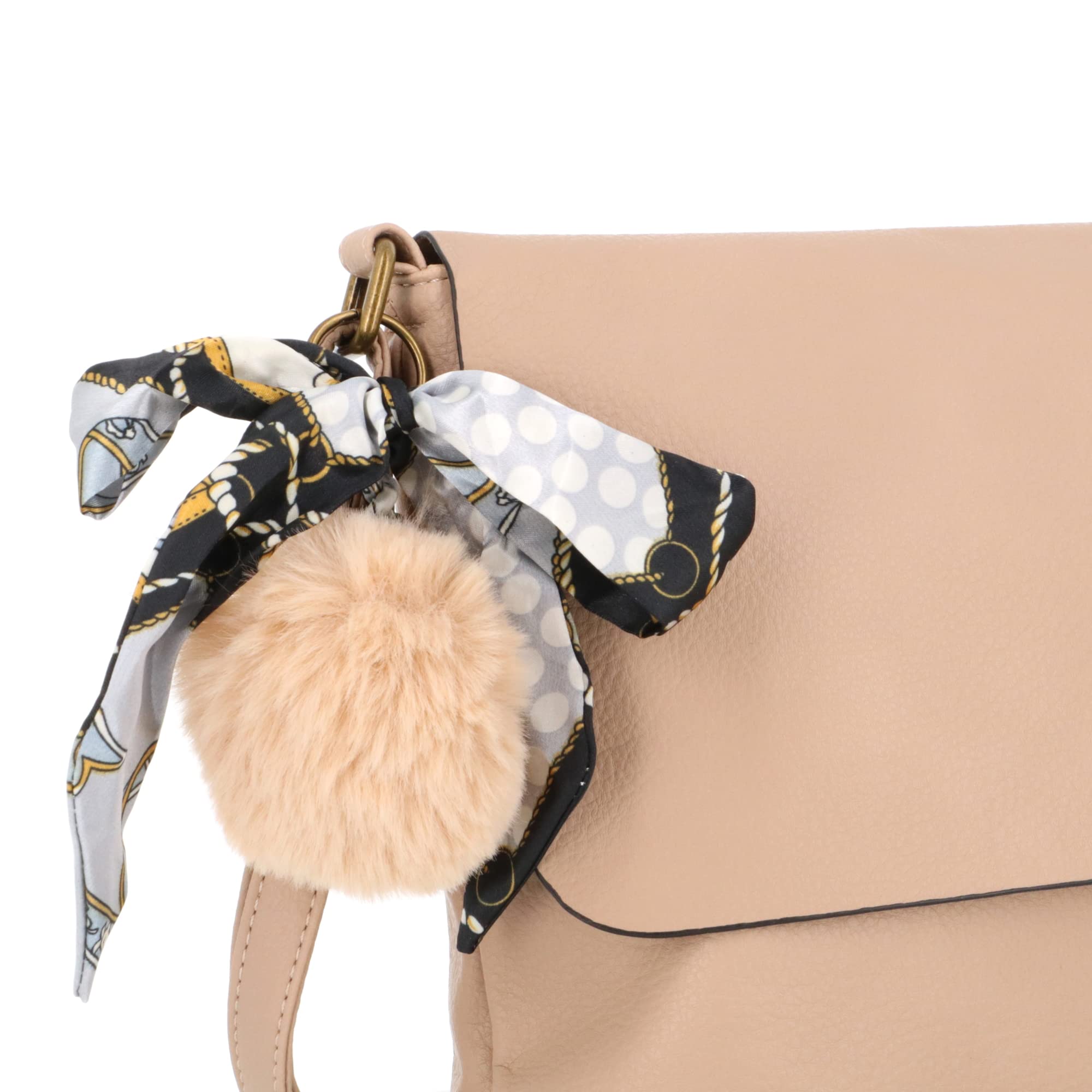 flora-co-sacs-bandouli-res-messenger-sac-bandouli-re-beige-pompon image 2