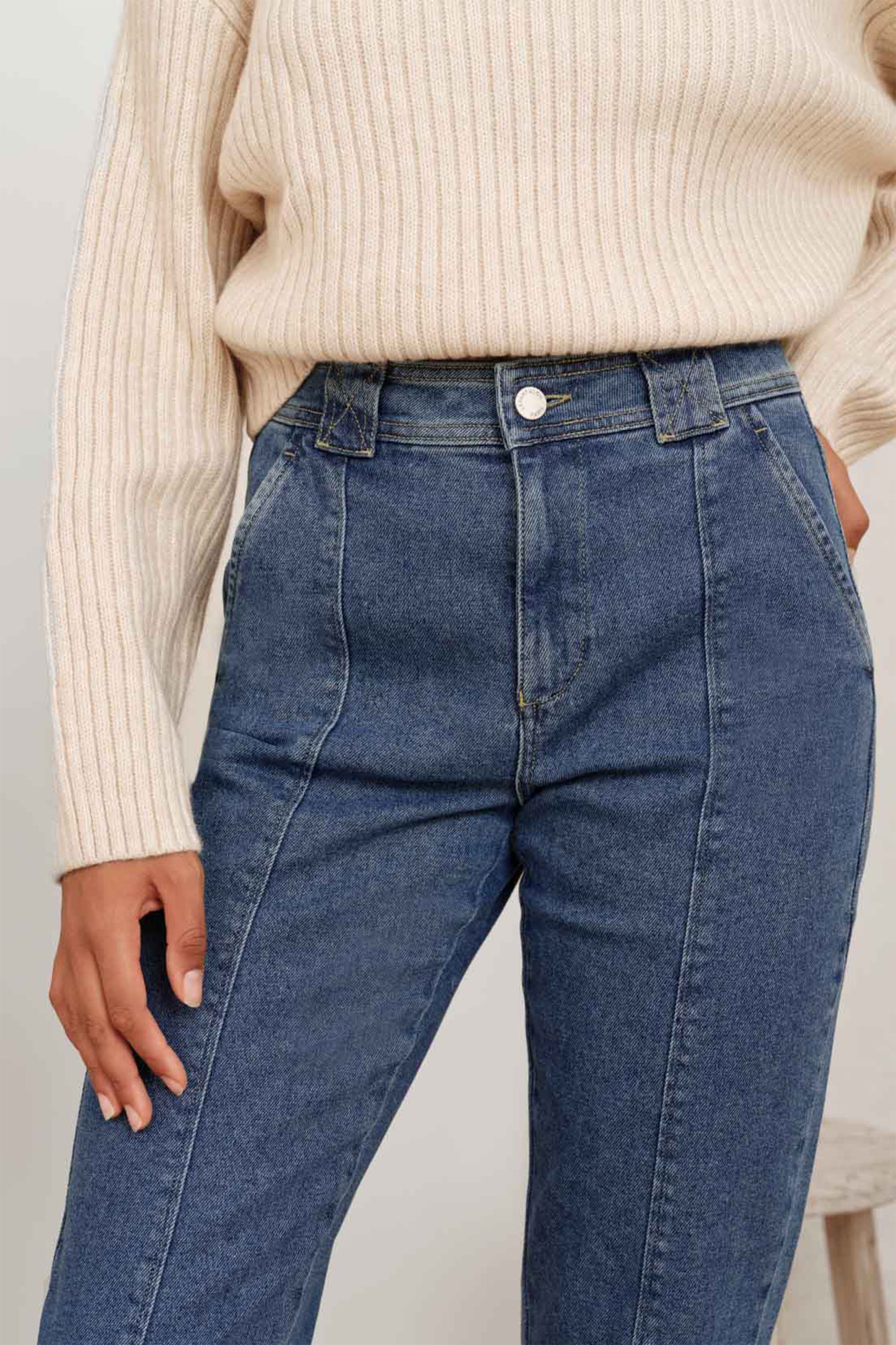 le-pantalon-jean-carotte-bleu-jean-homme-carotte-42 image 2