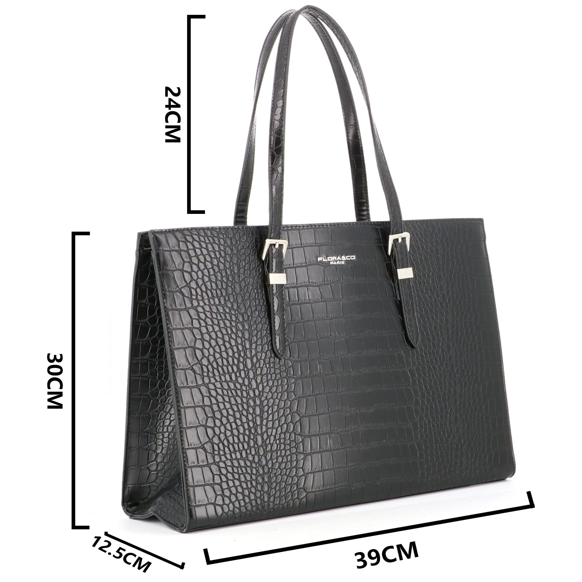 flora-co-cabas-sac-cabas-femme-croco-grande-capacit-a4 image 3