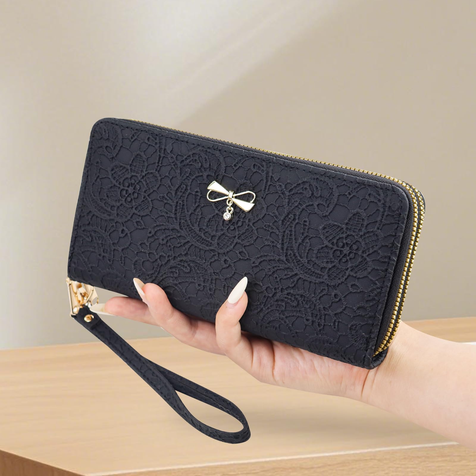 adistylinno-women-s-wallet-portefeuille-long-noir-b-floral image 7