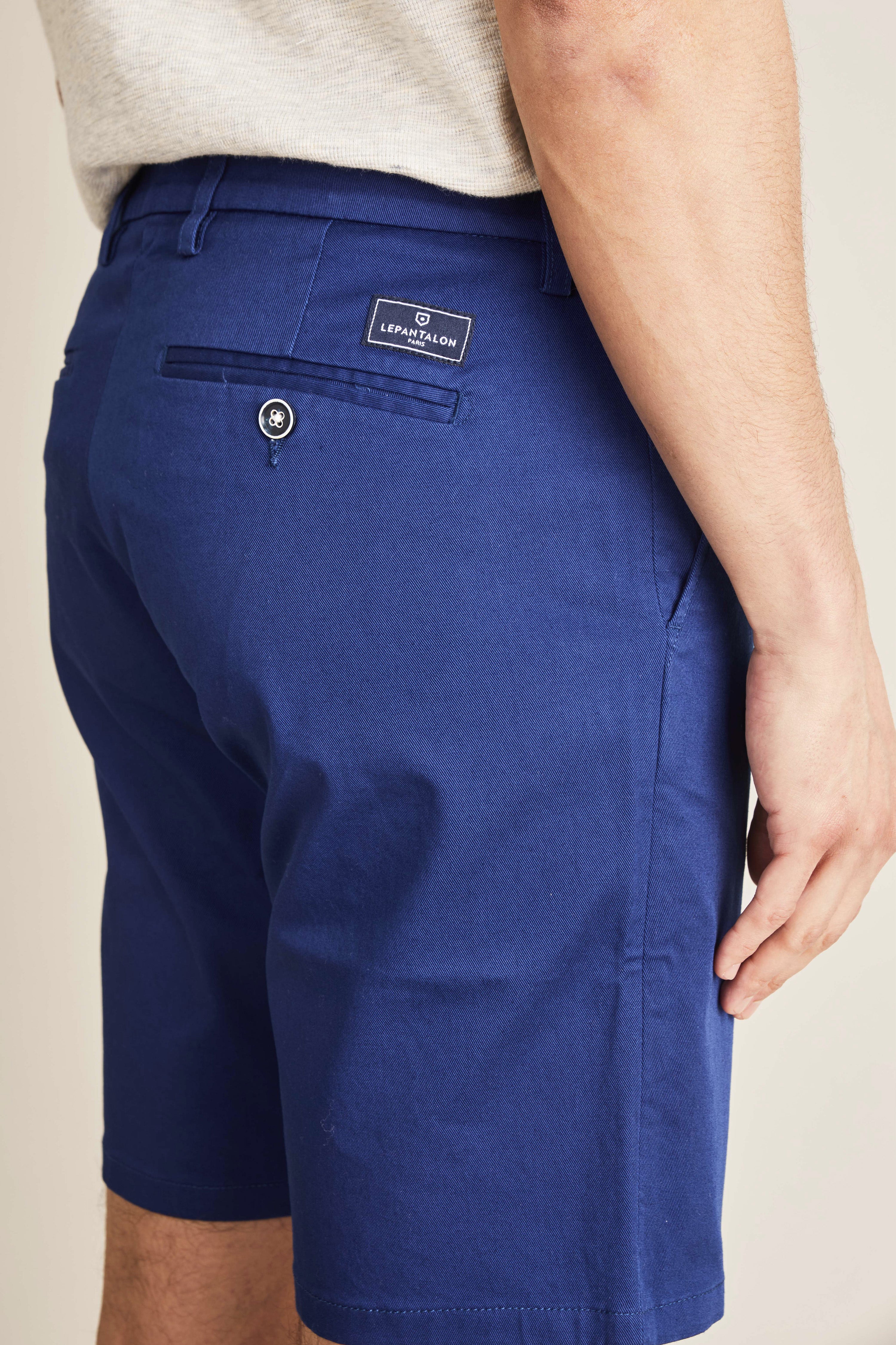 le-pantalon-bermudas-homme-fm-lpb-17-bermuda-bleu-cobalt-coton image 3