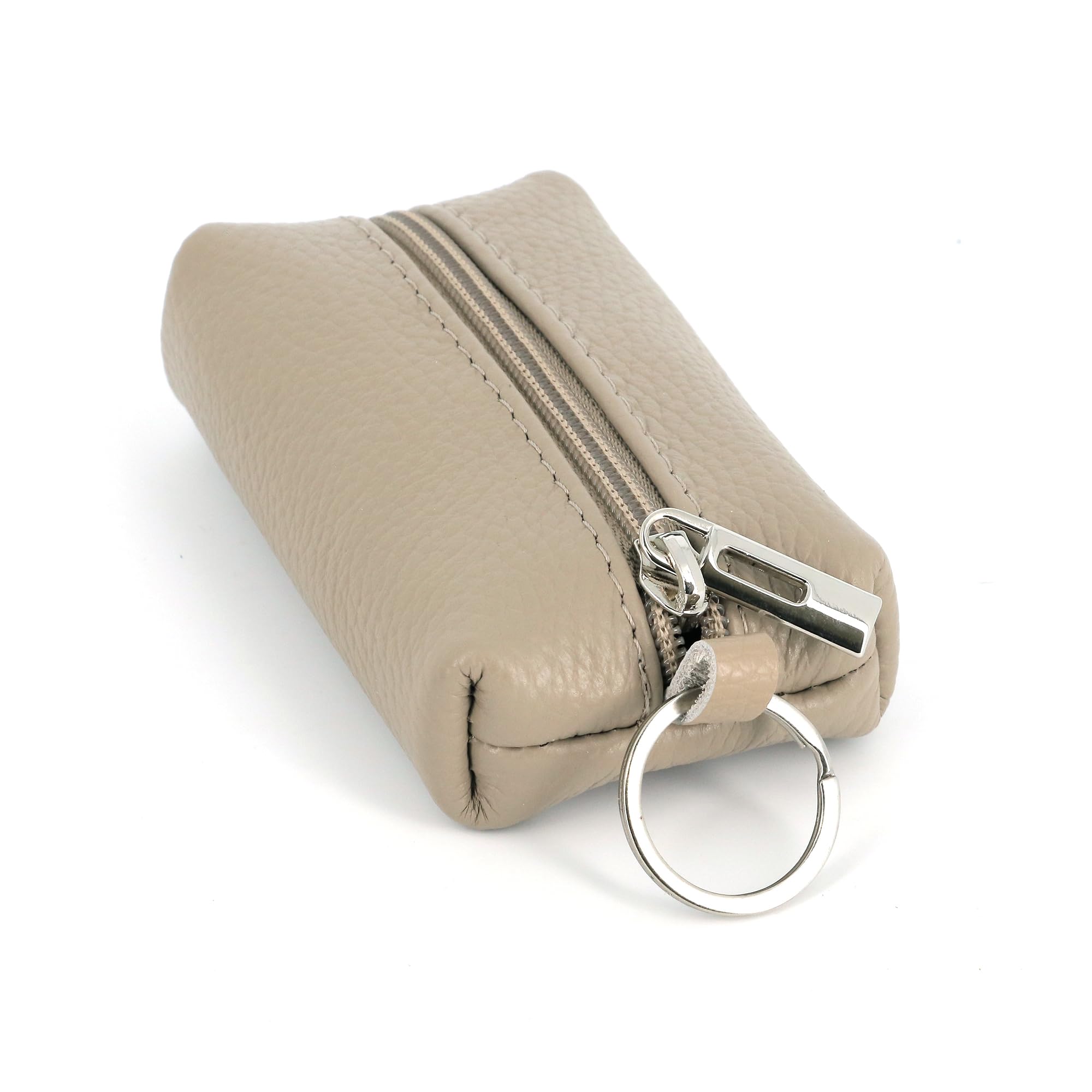 double-tree-porte-monnaie-cuir-grain-noir-zip-porte-cl-s image 6