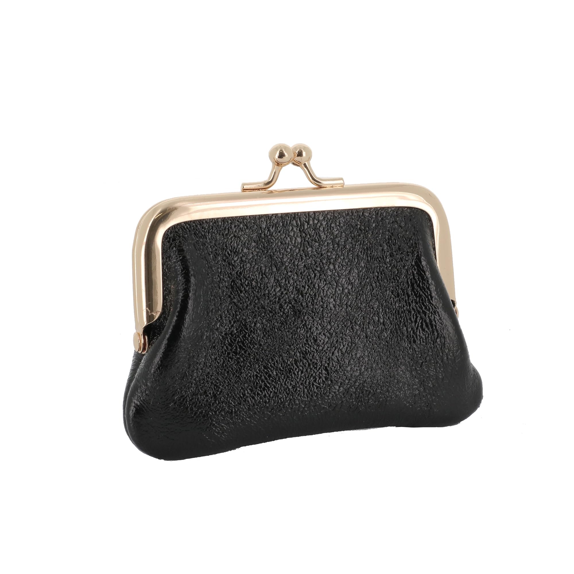 double-tree-petit-porte-monnaie-cuir-iris-noir image 2