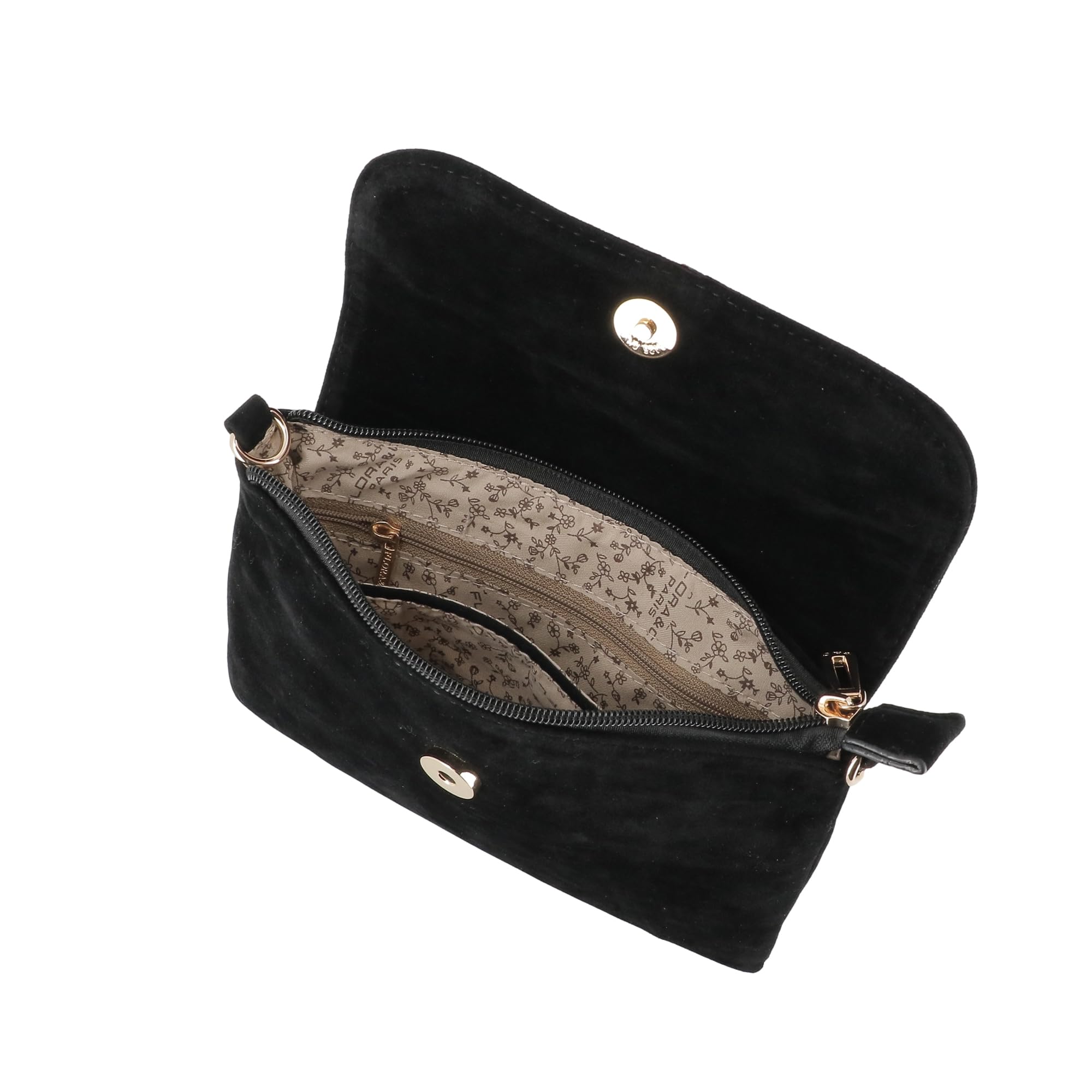 flora-co-bandouli-res-mini-sac-bandouli-re-noir-effet-daim image 4