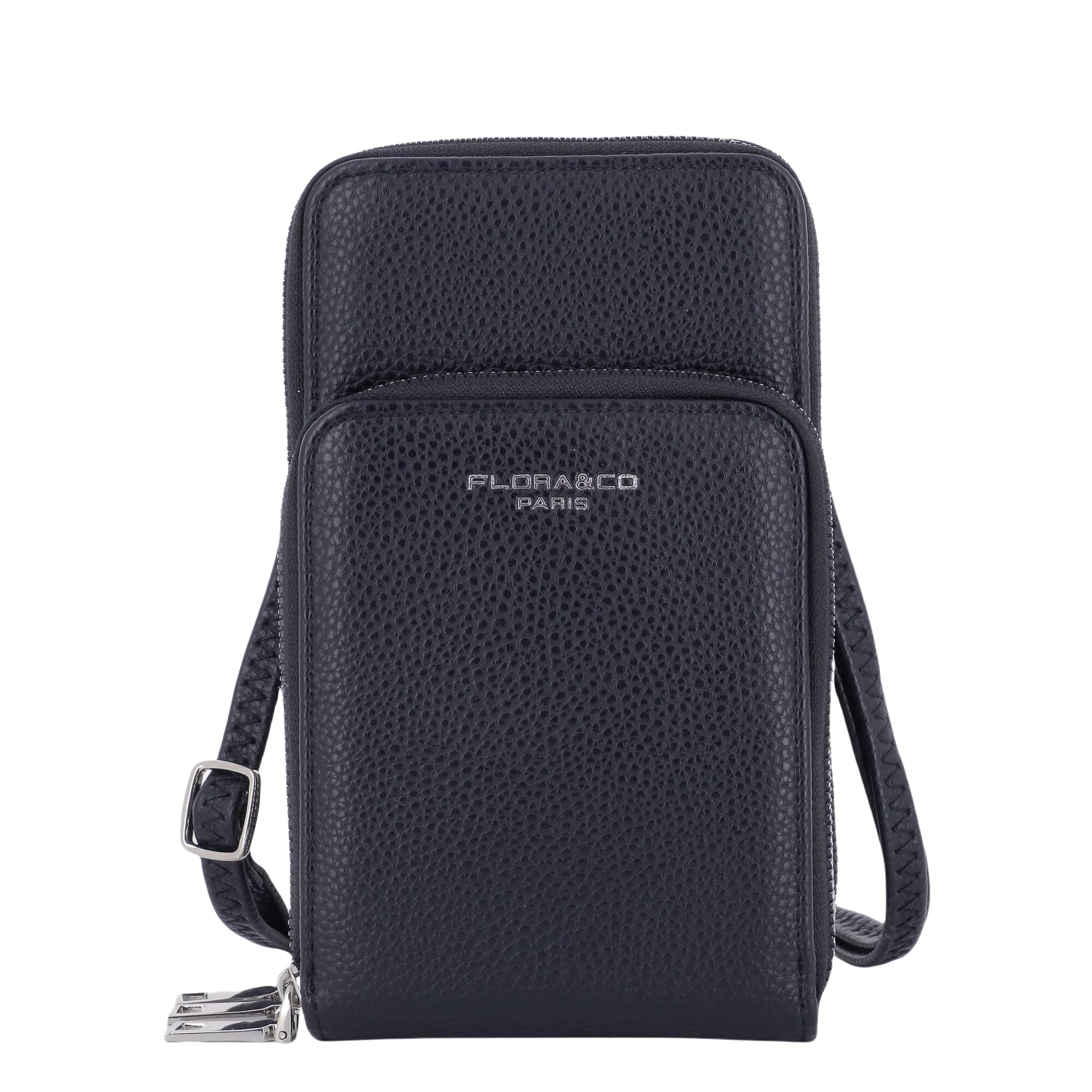 flora-co-pochettes-t-l-phones-pochette-t-l-phone-noir-3-zips image 7