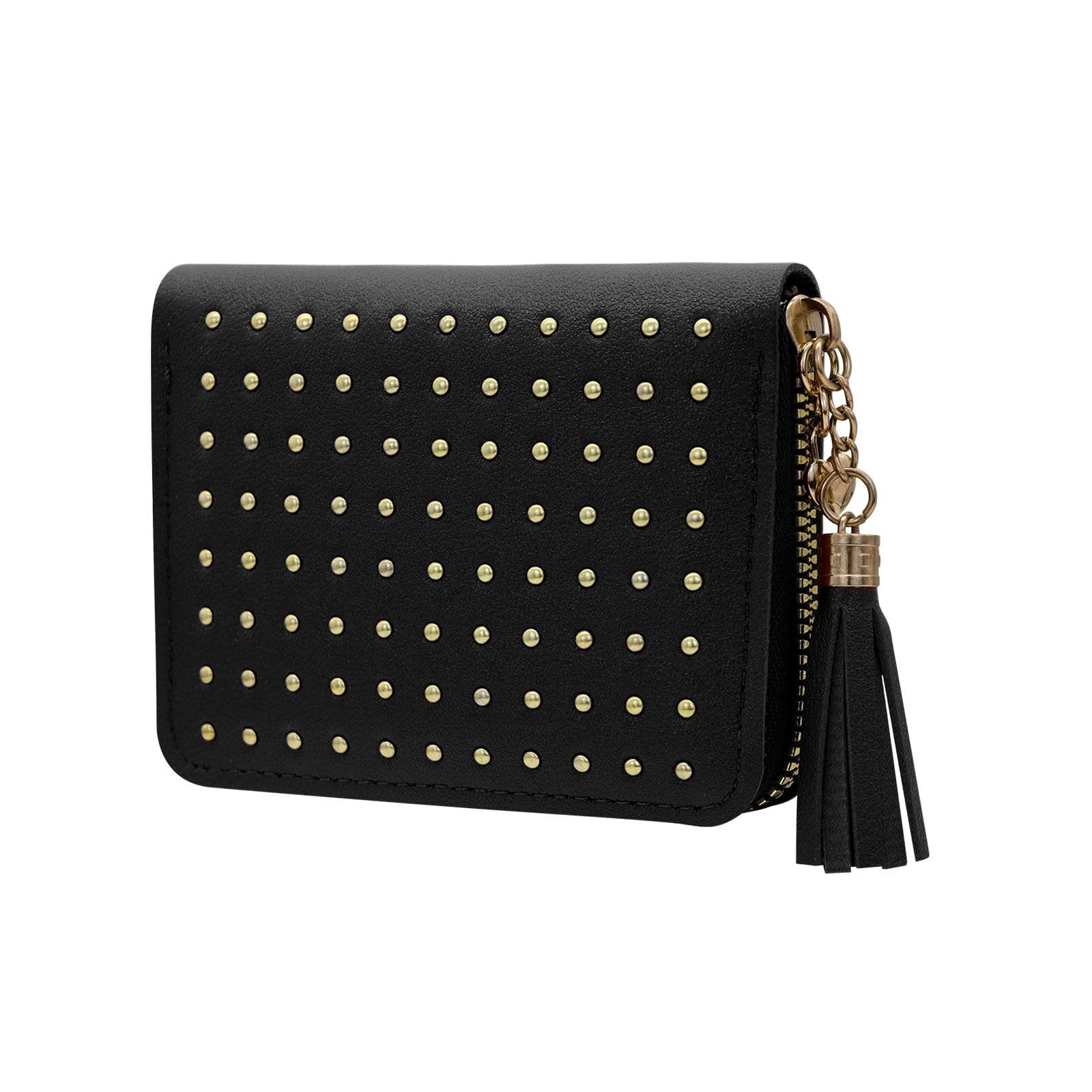 adistylinno-card-wallet-porte-cartes-femme-cuir-noir-perles image 1