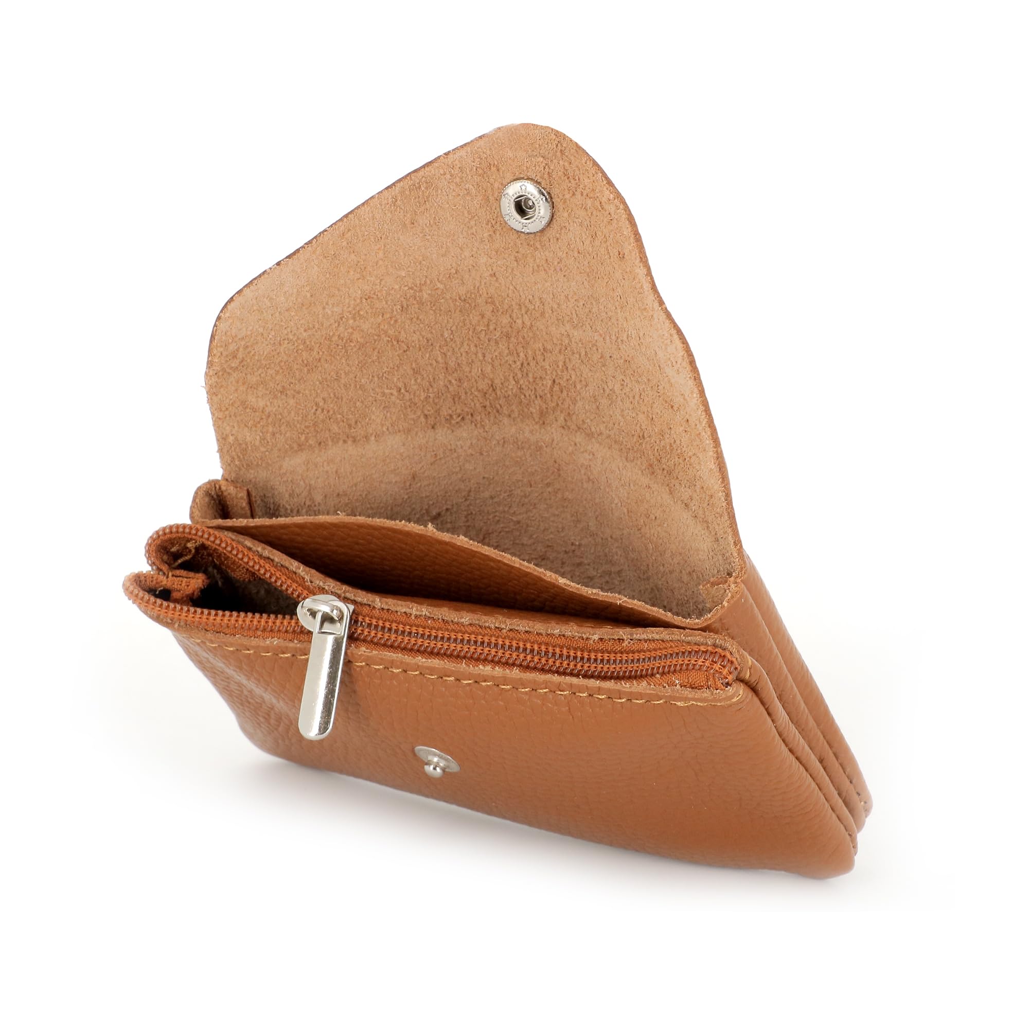 double-tree-porte-monnaie-cuir-porte-monnaie-camel-grain image 4