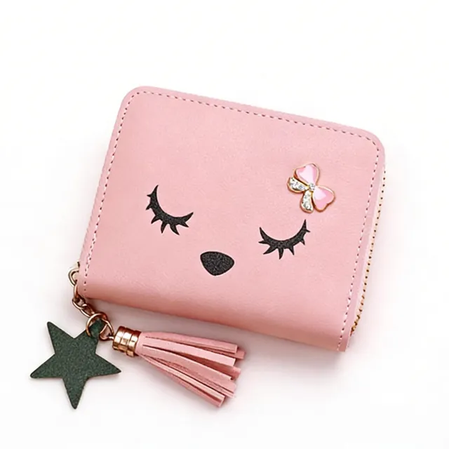 adistylinno-change-purse-porte-monnaie-noir-smiley-11-cm image 1
