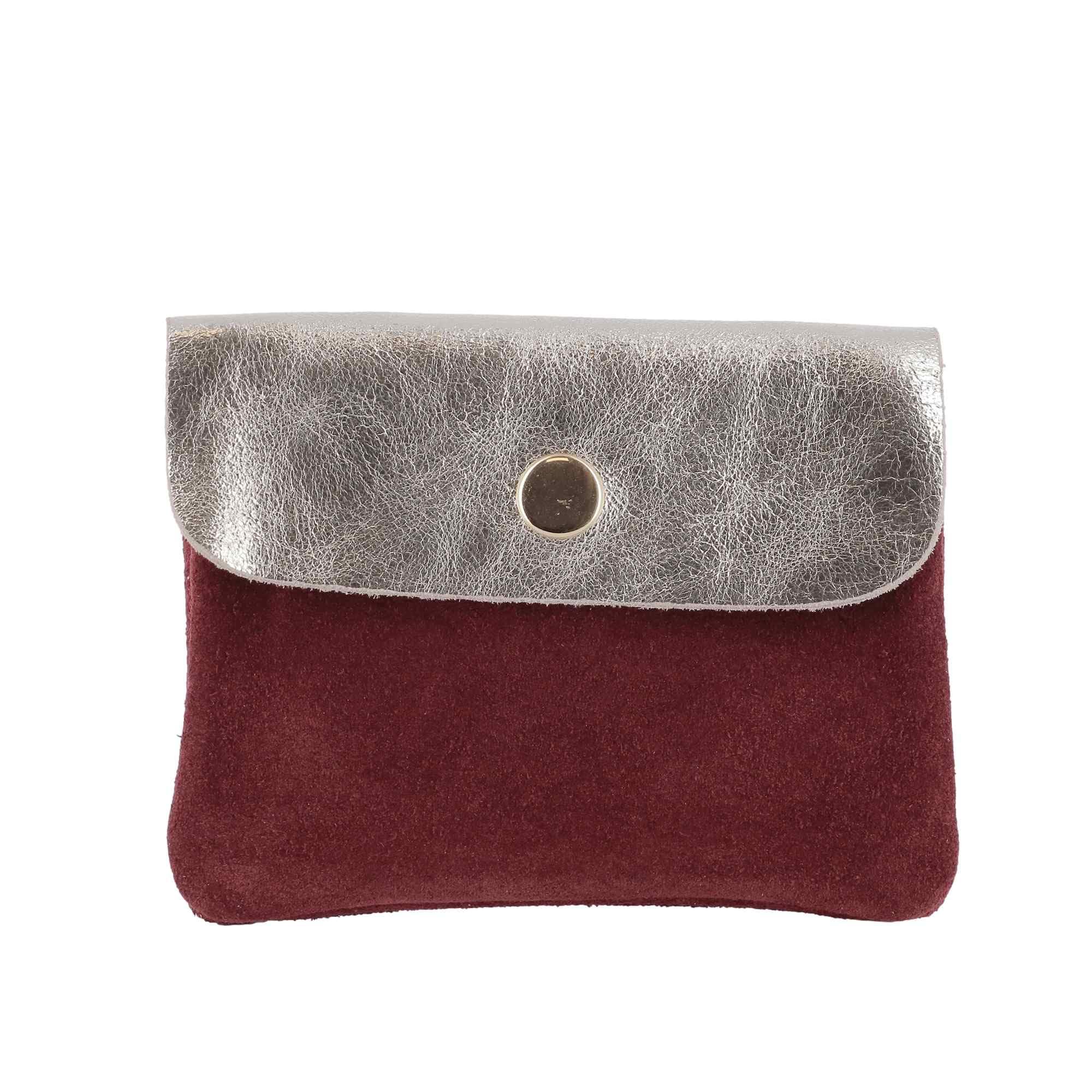 double-tree-porte-monnaie-cuir-v-ritable-camel-compact image 8