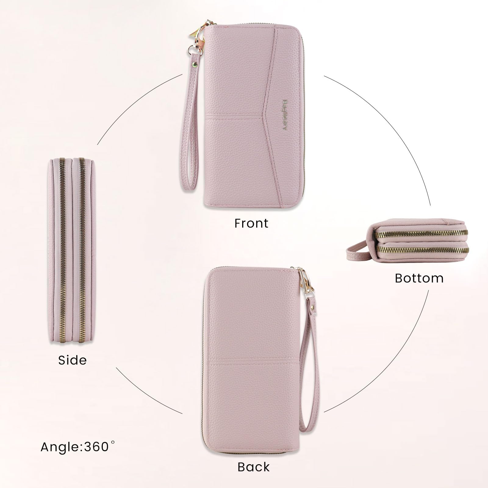 adistylinno-women-s-wallet-portefeuille-long-rose-bracelet-8-cartes image 6