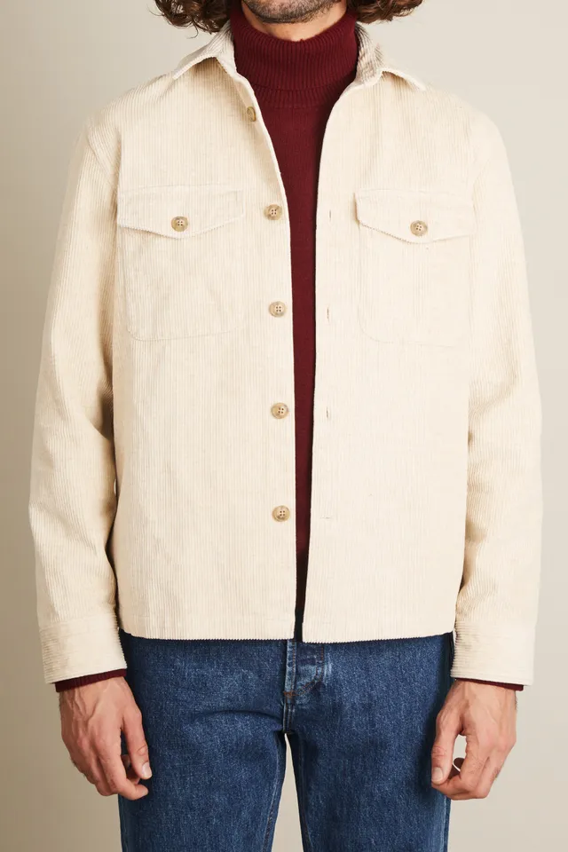 le-pantalon-overshirts-homme-surchemise-cru-velours image 1