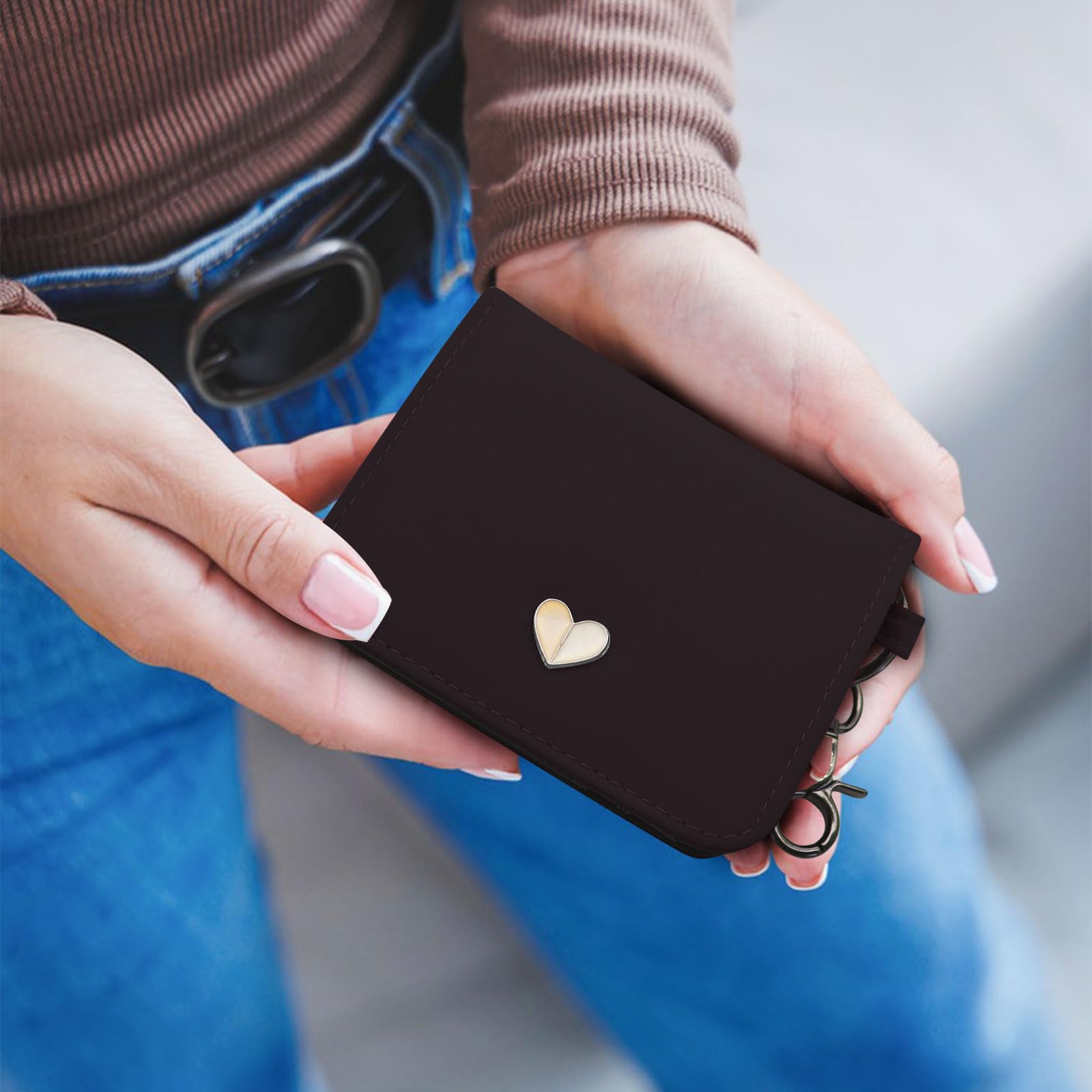 adistylinno-card-wallet-porte-cartes-femme-noir-coeur image 6