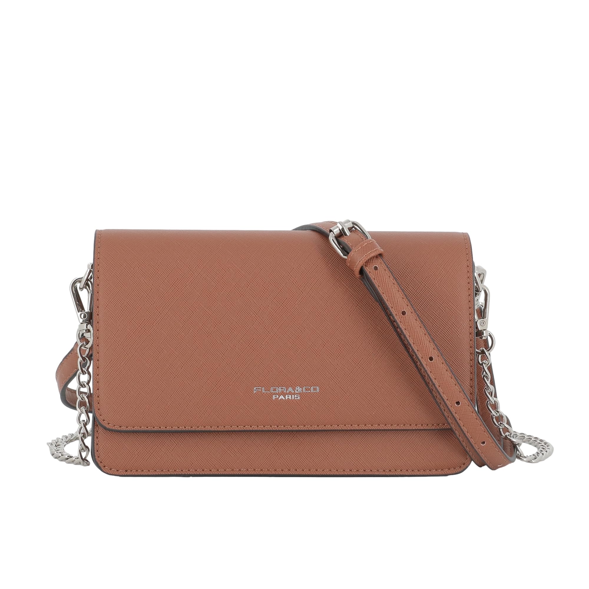 flora-co-sacs-bandouli-res-cha-ne-sac-bandouli-re-beige-taupe-saffiano image 8