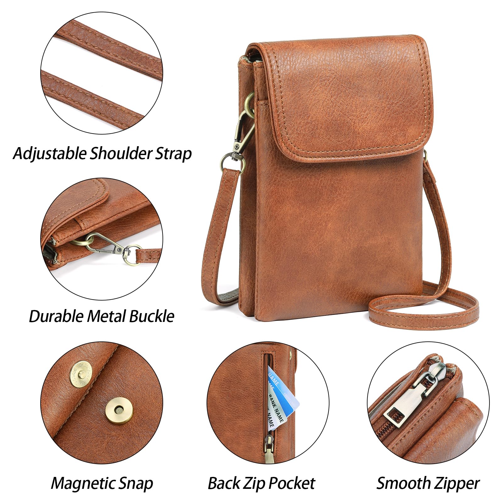 gaekeao-crossbody-bag-sac-bandouli-re-femme-cuir-fermeture-zipp-e image 2