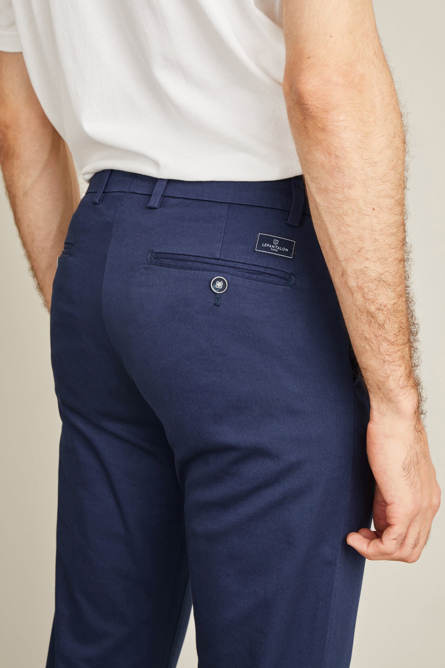 le-pantalon-chino-fm-lpc-24-pantalon-bleu-roi-coton image 7