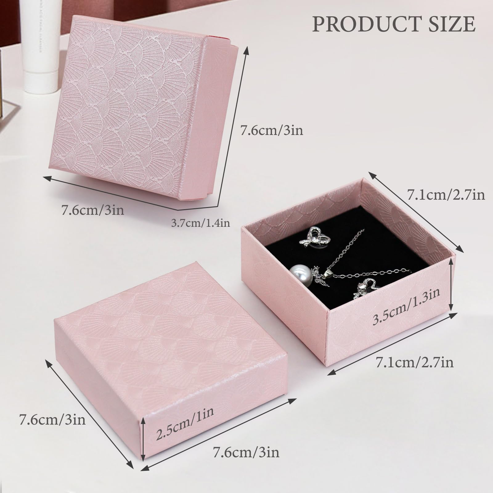 adistylinno-jewelry-box-bo-te-coquillage-rose-blanc-lot-2 image 2