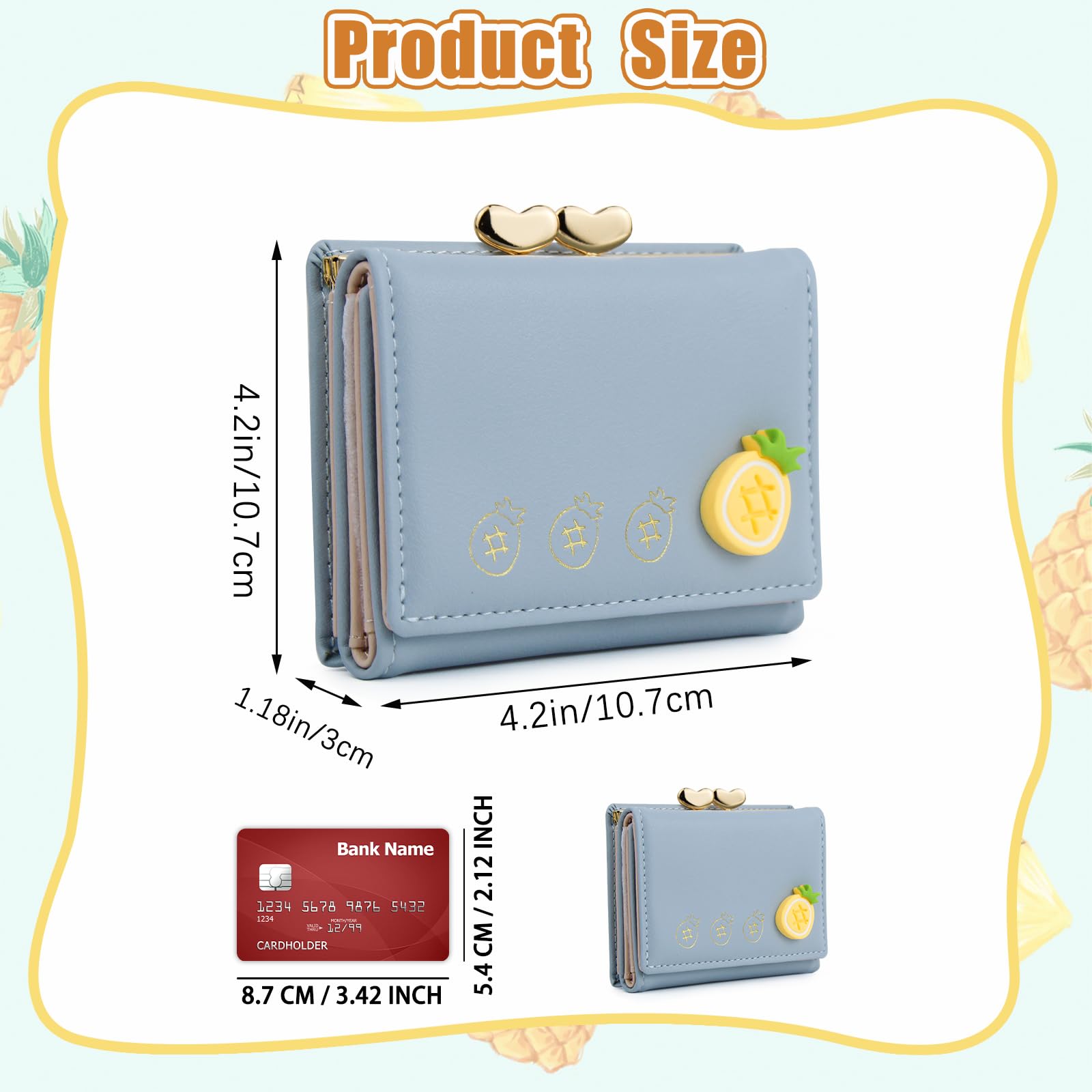 adistylinno-women-s-wallet-petit-portefeuille-fruit-c-ur image 4
